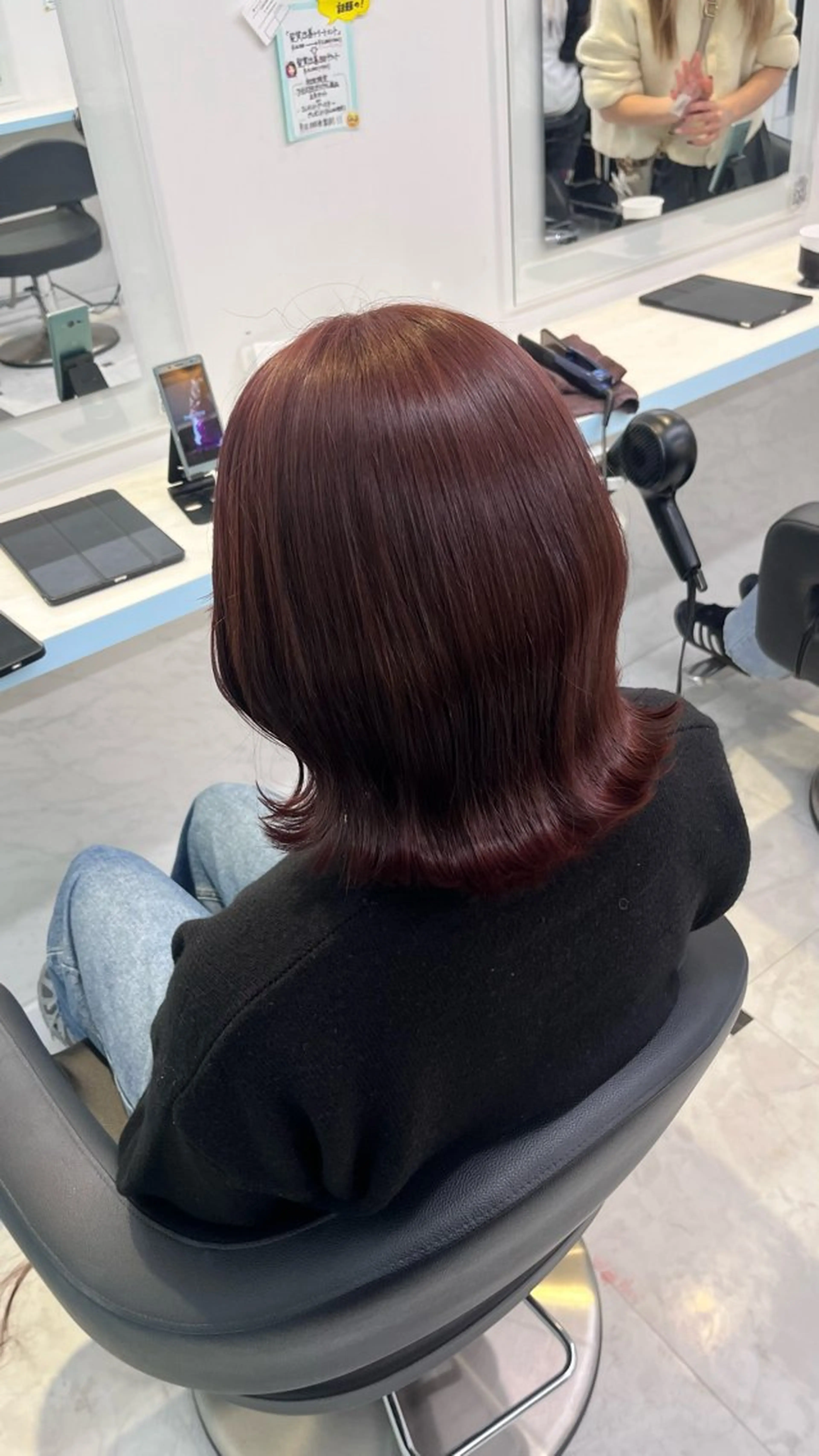 ロング カラー カット ヘアカラー トリートメント ヘアセット NANA🥀韓国ヘア /レイヤー/暖色🥀のヘアスタイル