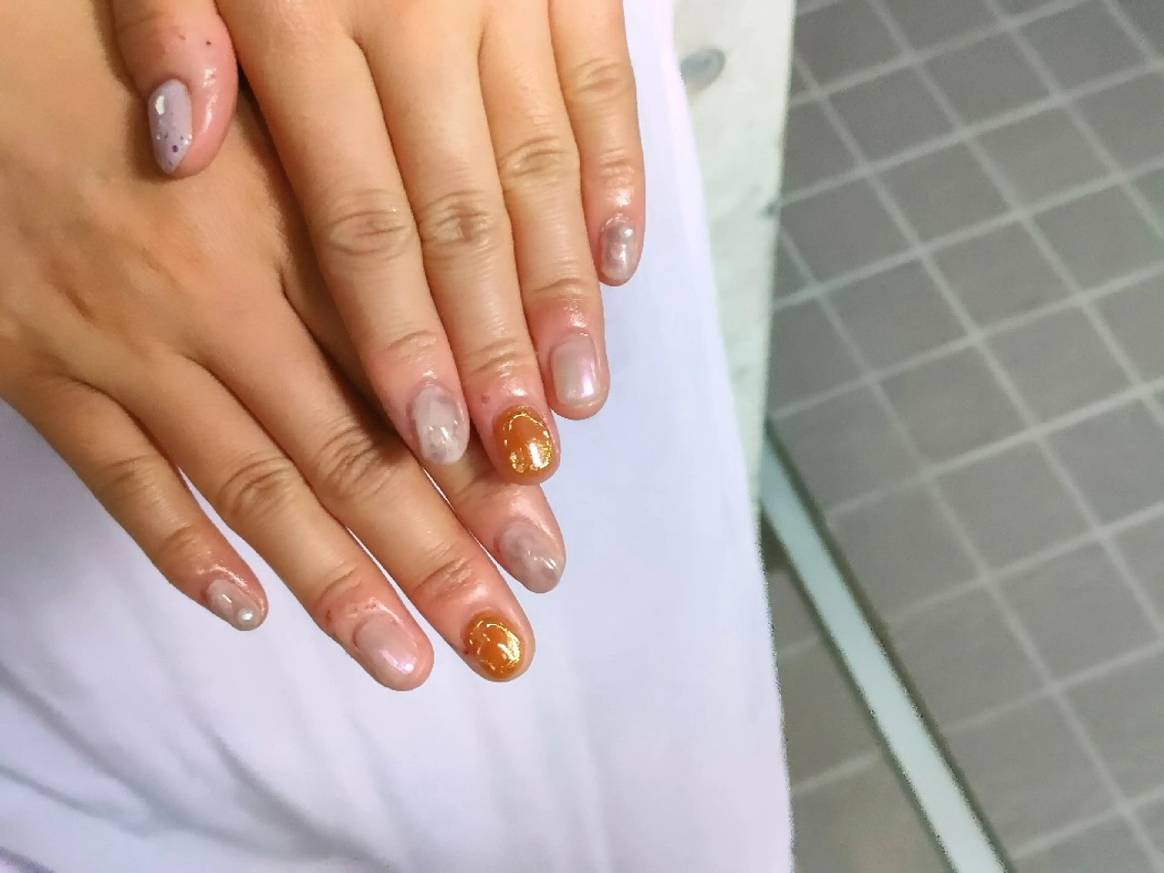 ネイル ニュアンスネイル oir. nailsalonのネイルデザイン
