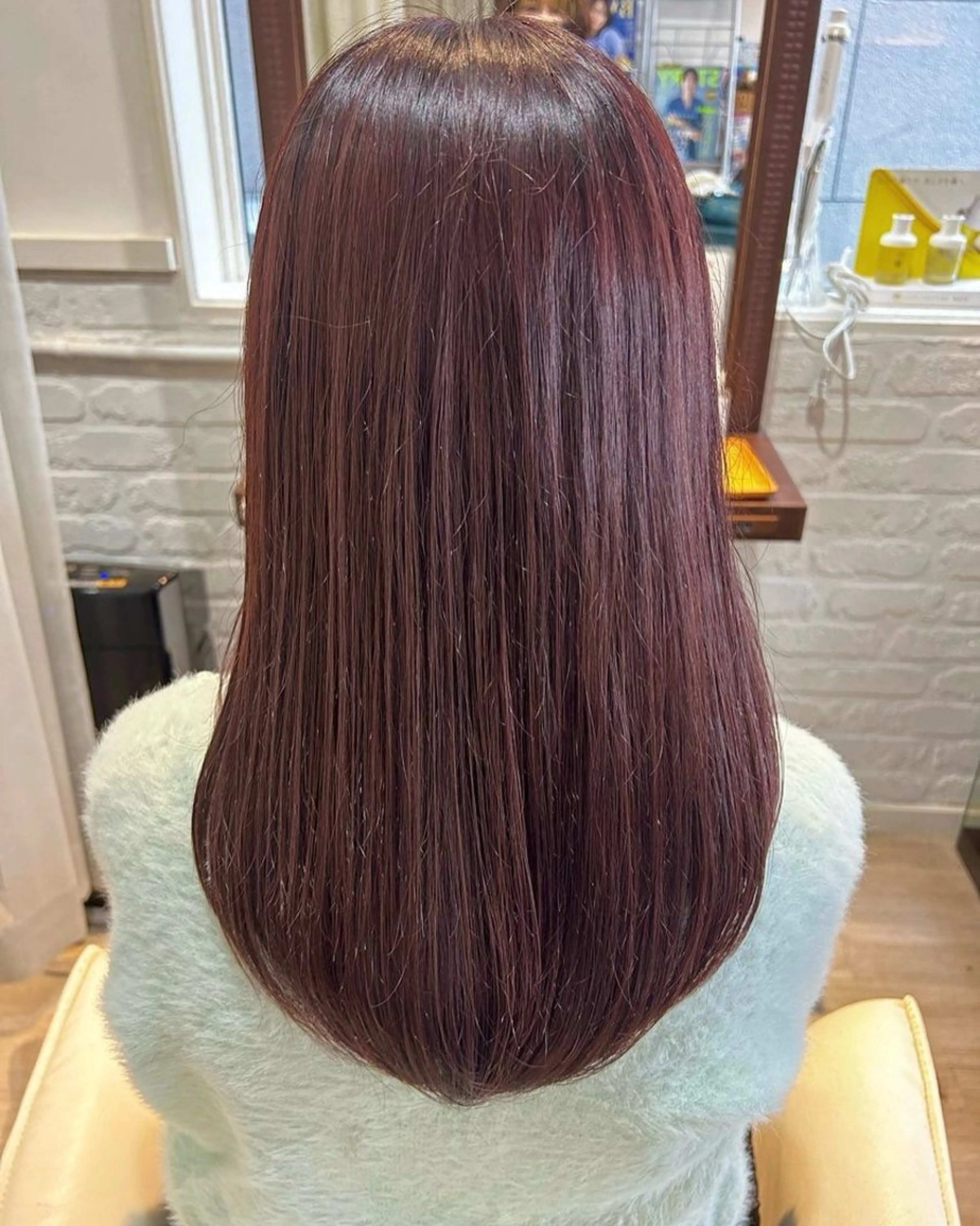 【人気No.1】カット+ブリーチなし透明感カラー+クイック艶トリートメントの写真