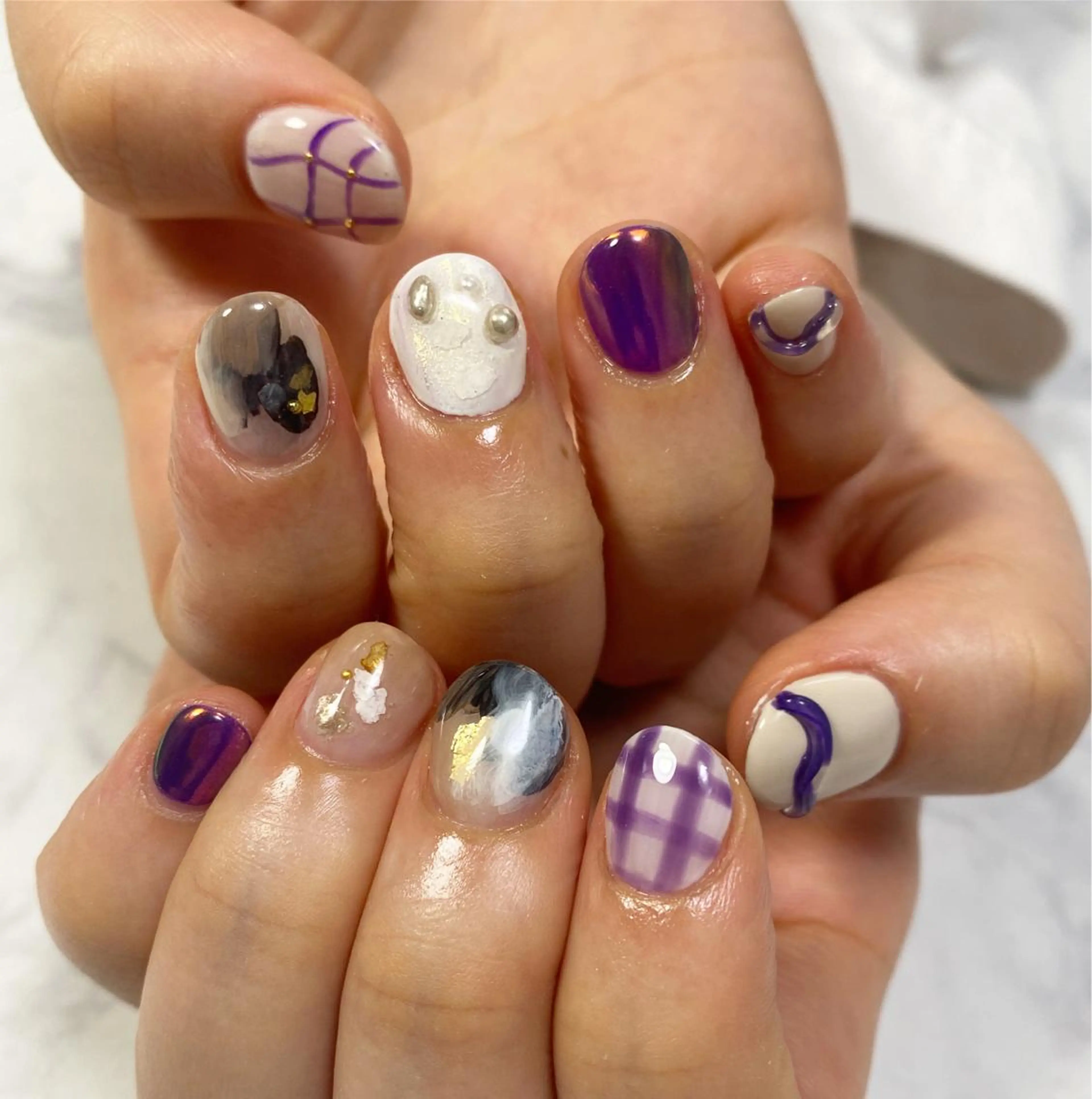 ネイル ハンドネイル mellow mのネイルデザイン