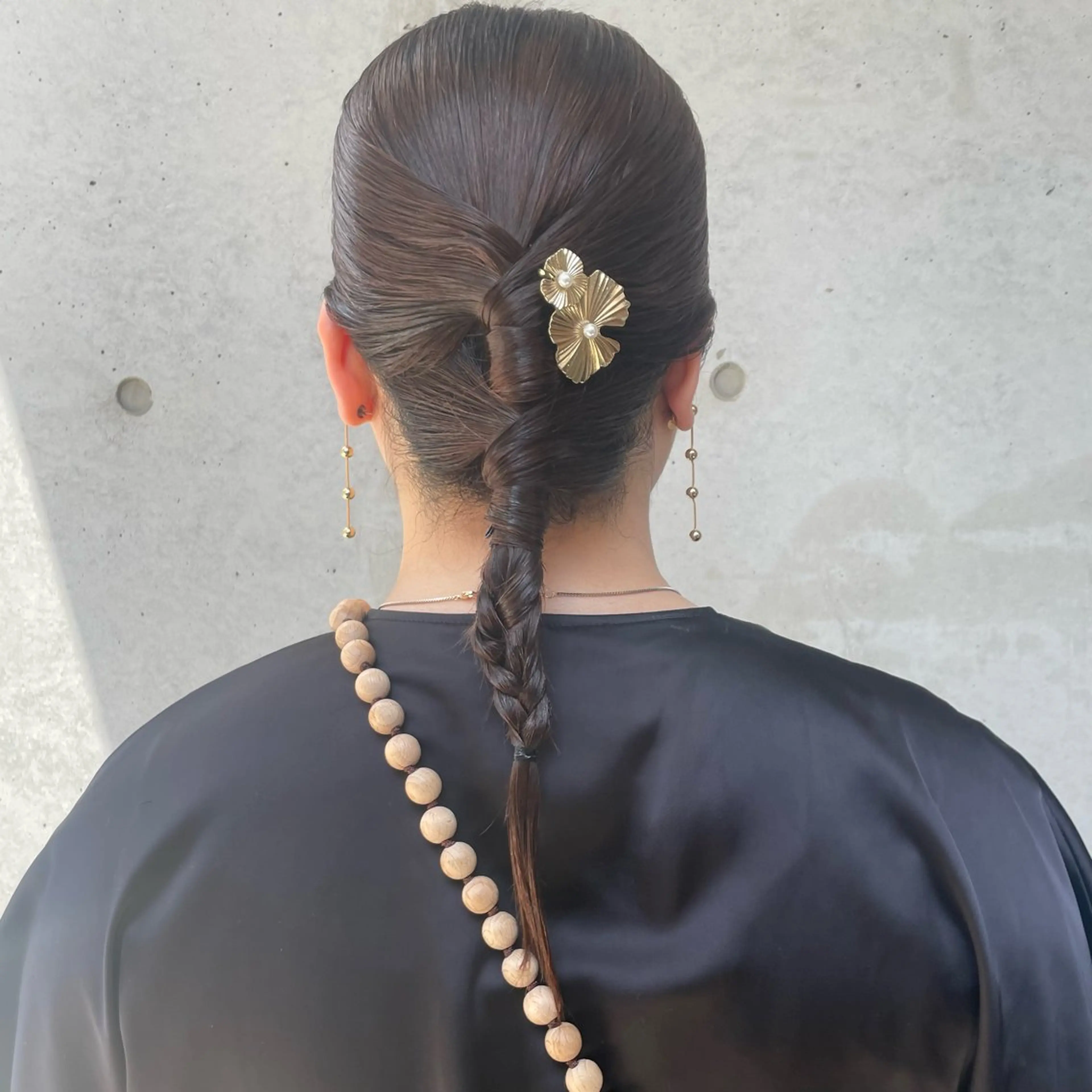 ロング ヘアアレンジ ヘアセット ホリケ アオイのヘアスタイル