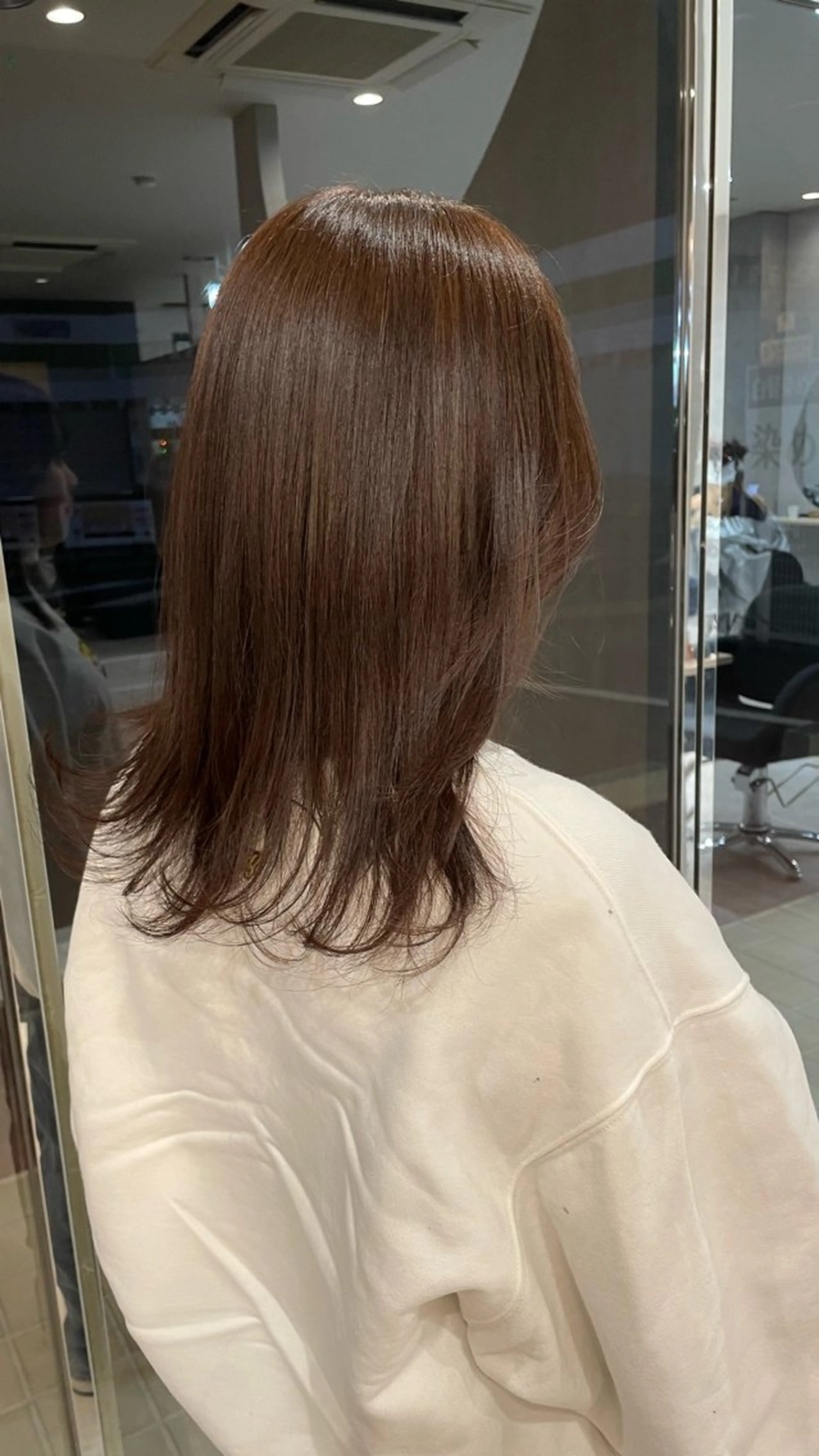 カラー ブラウンカラー cyaco g所属・大原 望愛のヘアスタイル