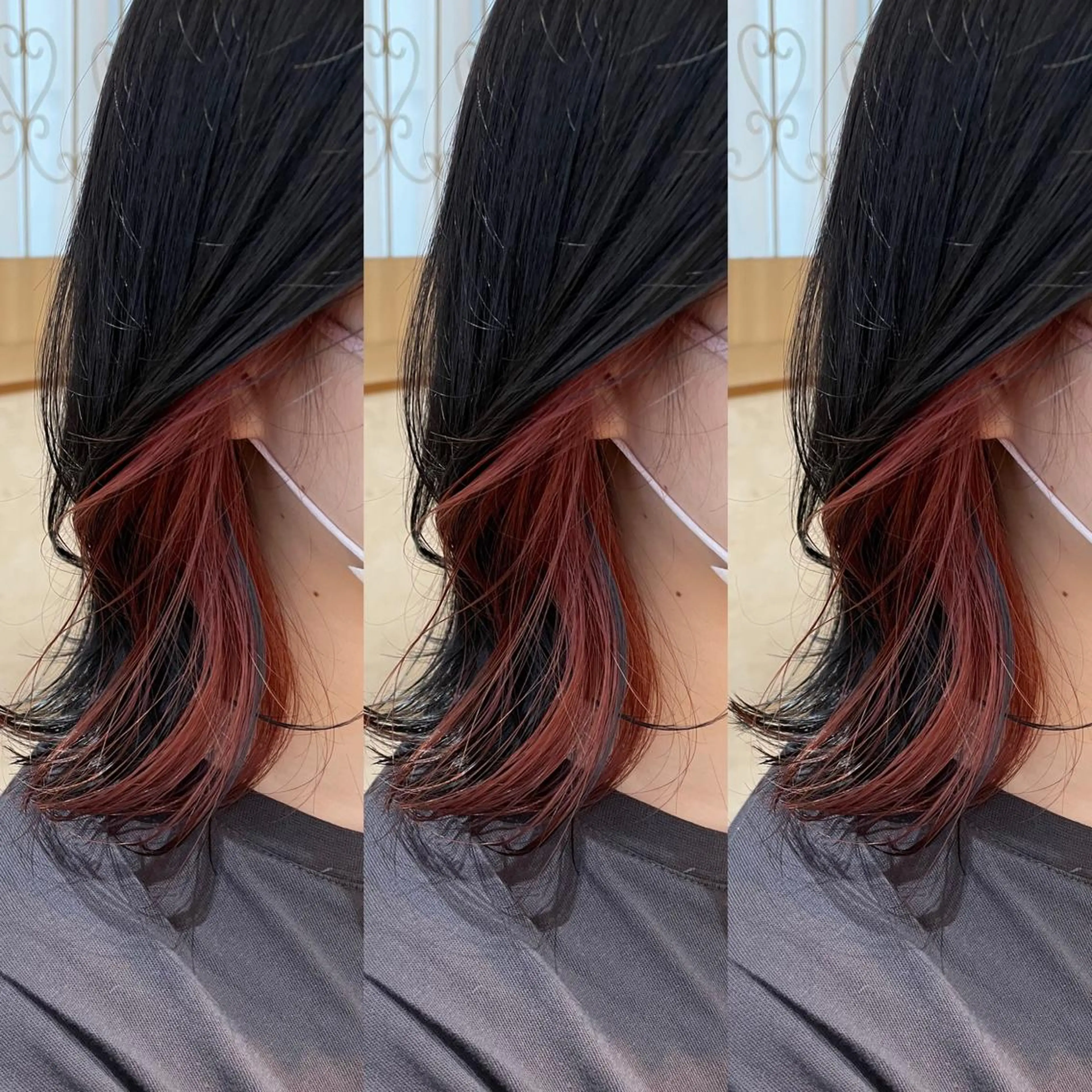 ミディアム カット ヘアカラー トリートメント 韓国ヘア/髪質改善 /Harunaのヘアスタイル