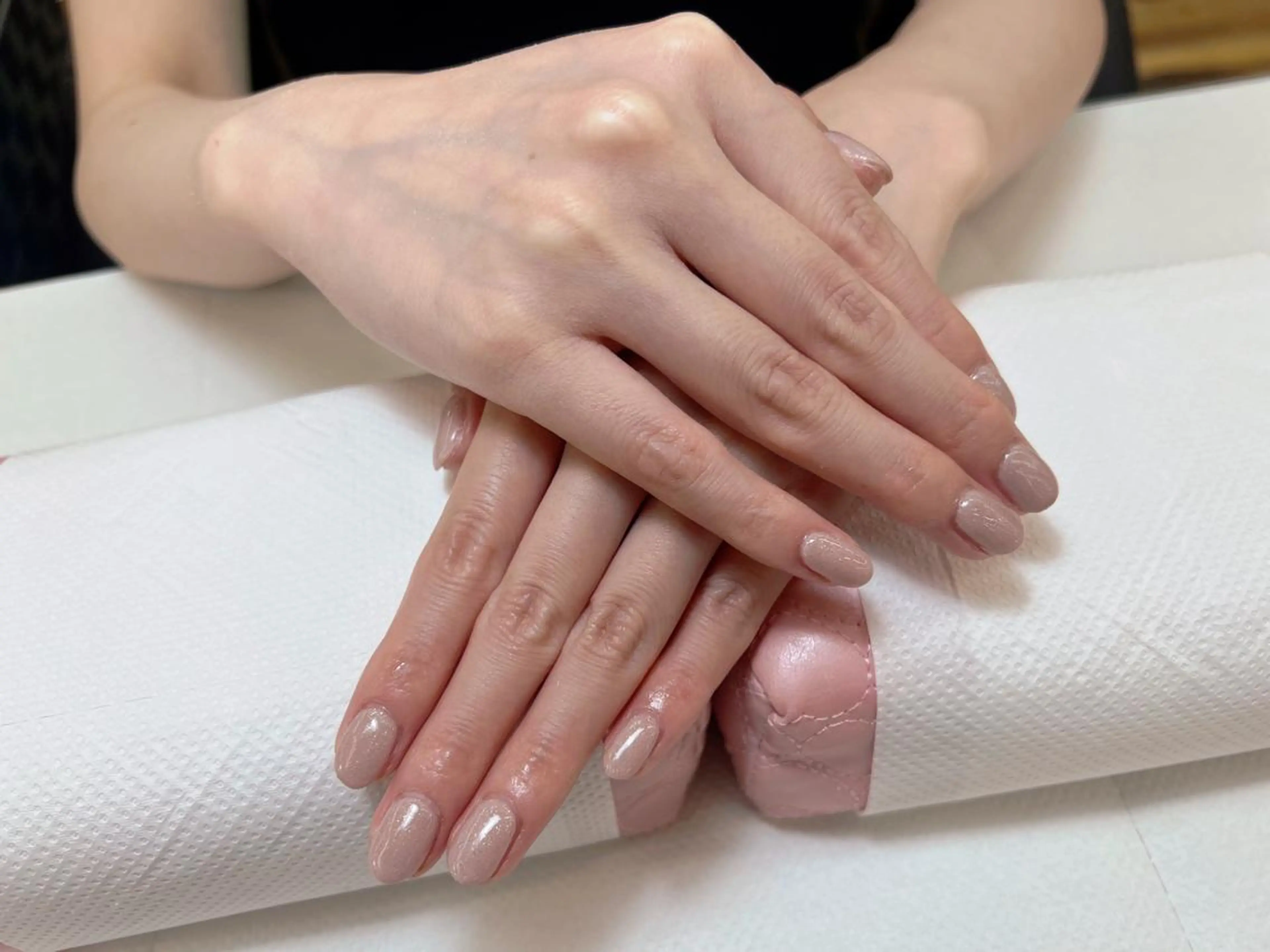 ネイル ラメ(グリッター) ワンカラーネイル ピンク 【MAXKELLY】 Shiotaのネイルデザイン