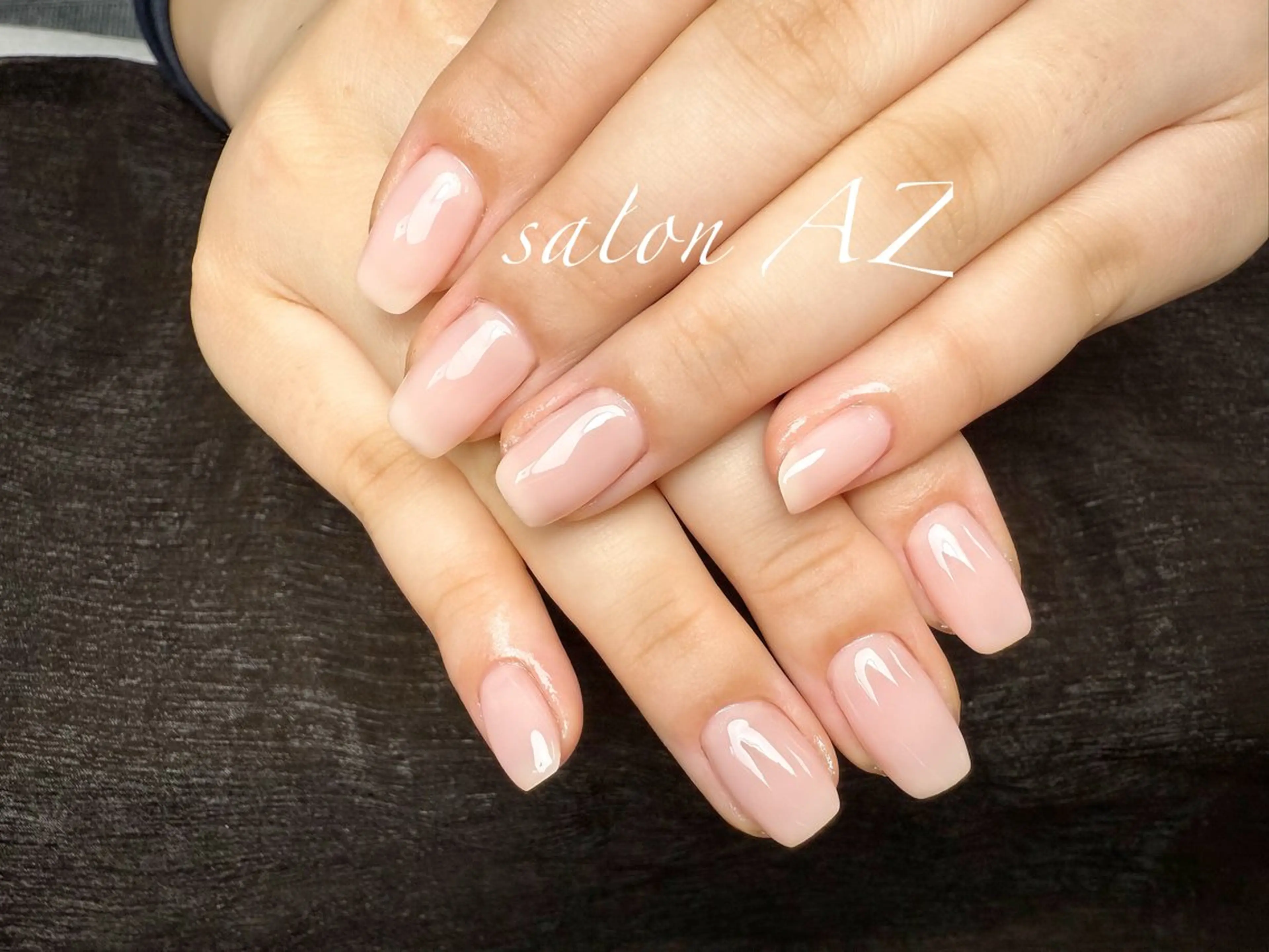 ネイル アートネイル 長さ出し フットネイル フレンチネイル ジェルネイル salon AZのネイルデザイン