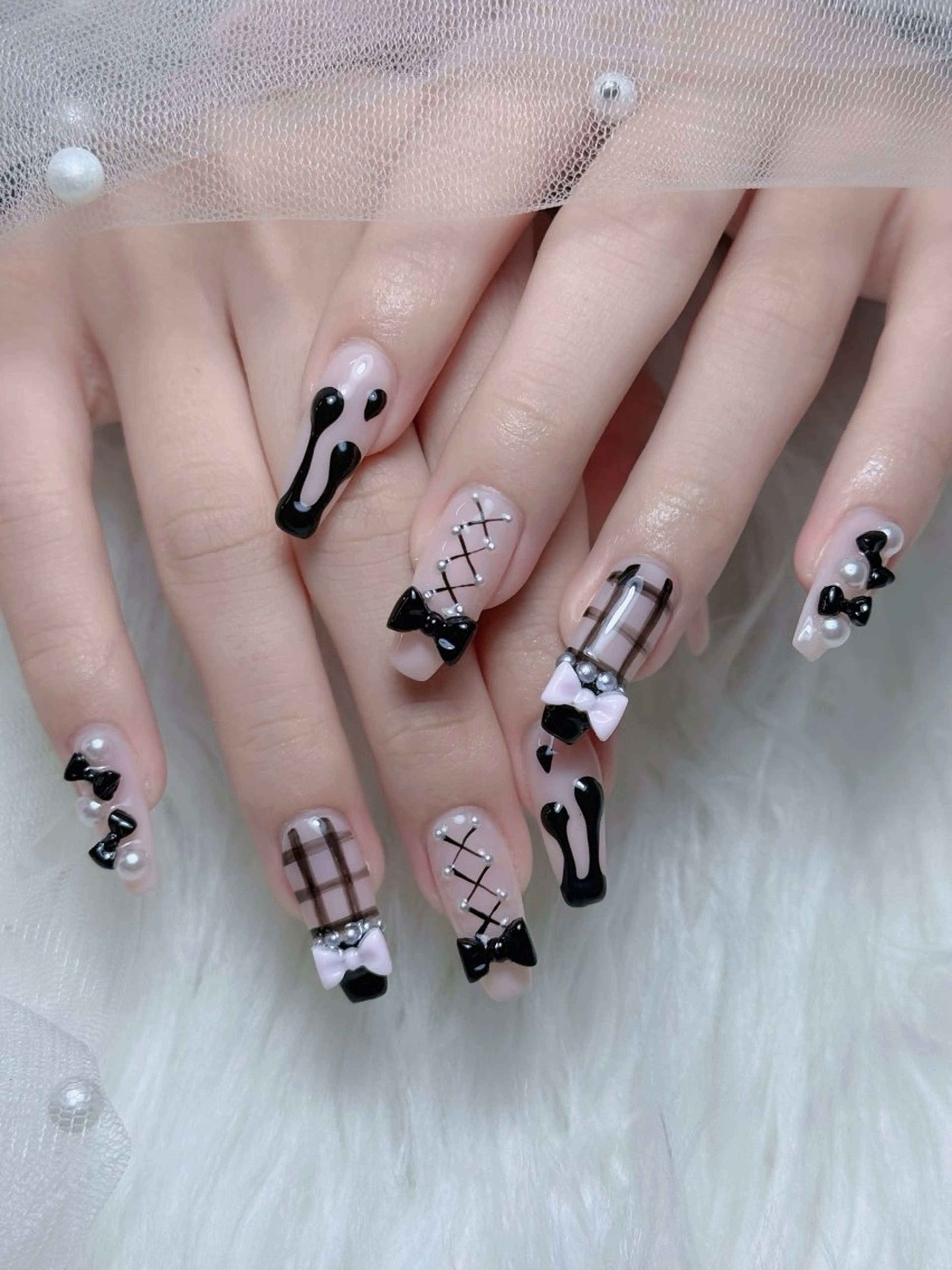 ネイル オーロラネイル チークネイル フットネイル フレンチネイル 韓国ネイル ハンドネイル Lumi Nailのネイルデザイン