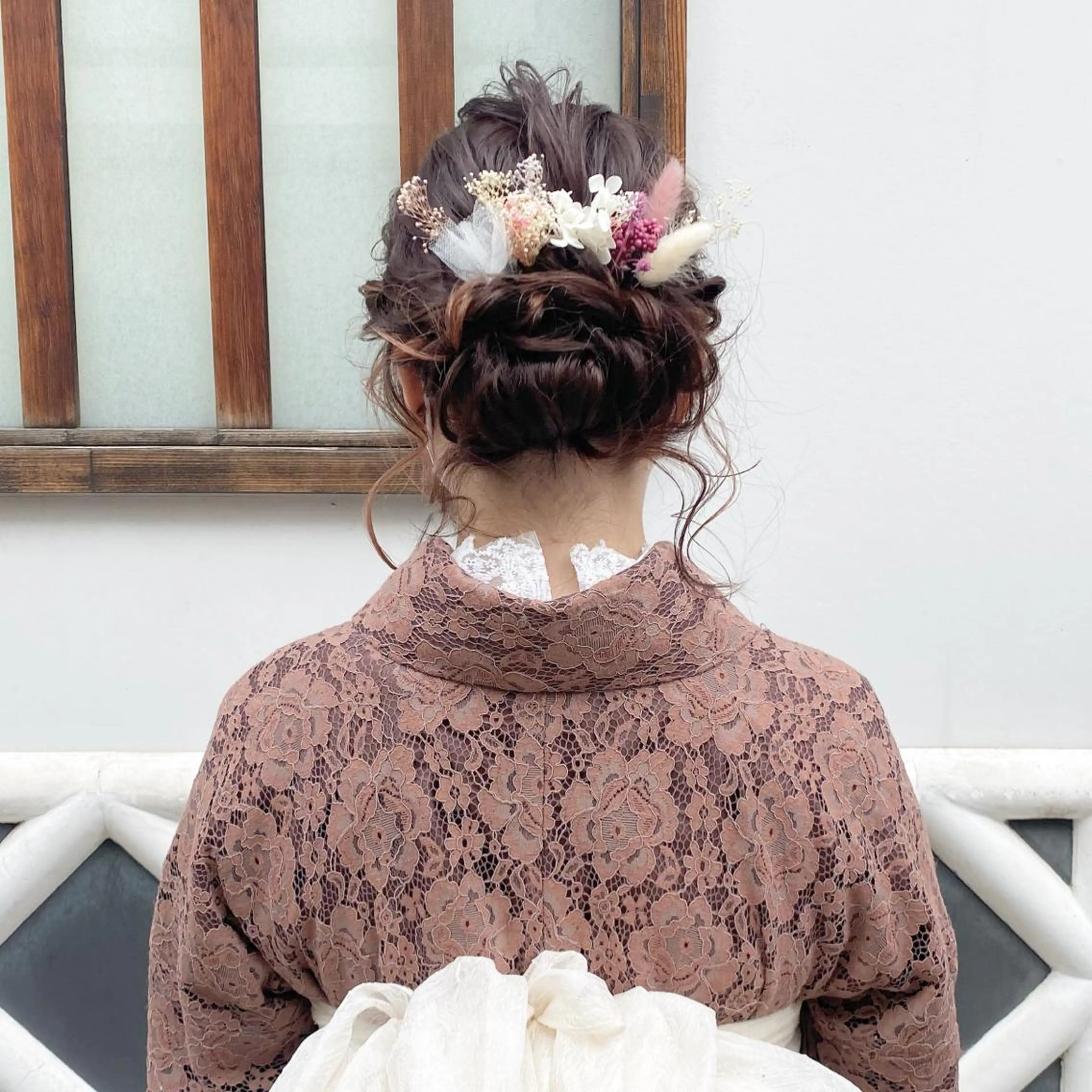 ミディアム ヘアアレンジ 着物ヘア 伊藤 玲衣のヘアスタイル