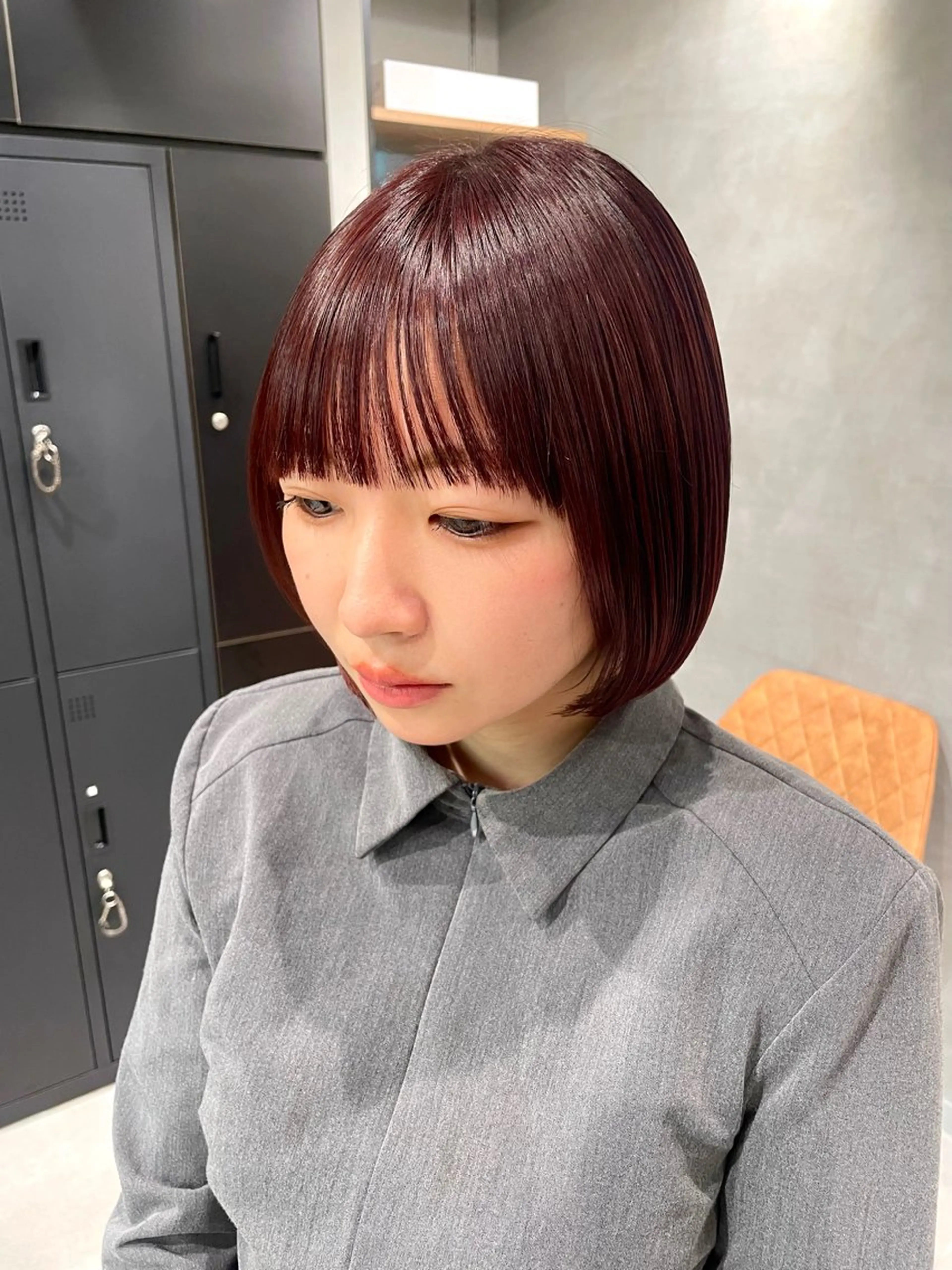 ショート カラー カット ヘアカラー ヘッドスパ ヘアセット 暖色レイヤー 🥀REIRIのヘアスタイル