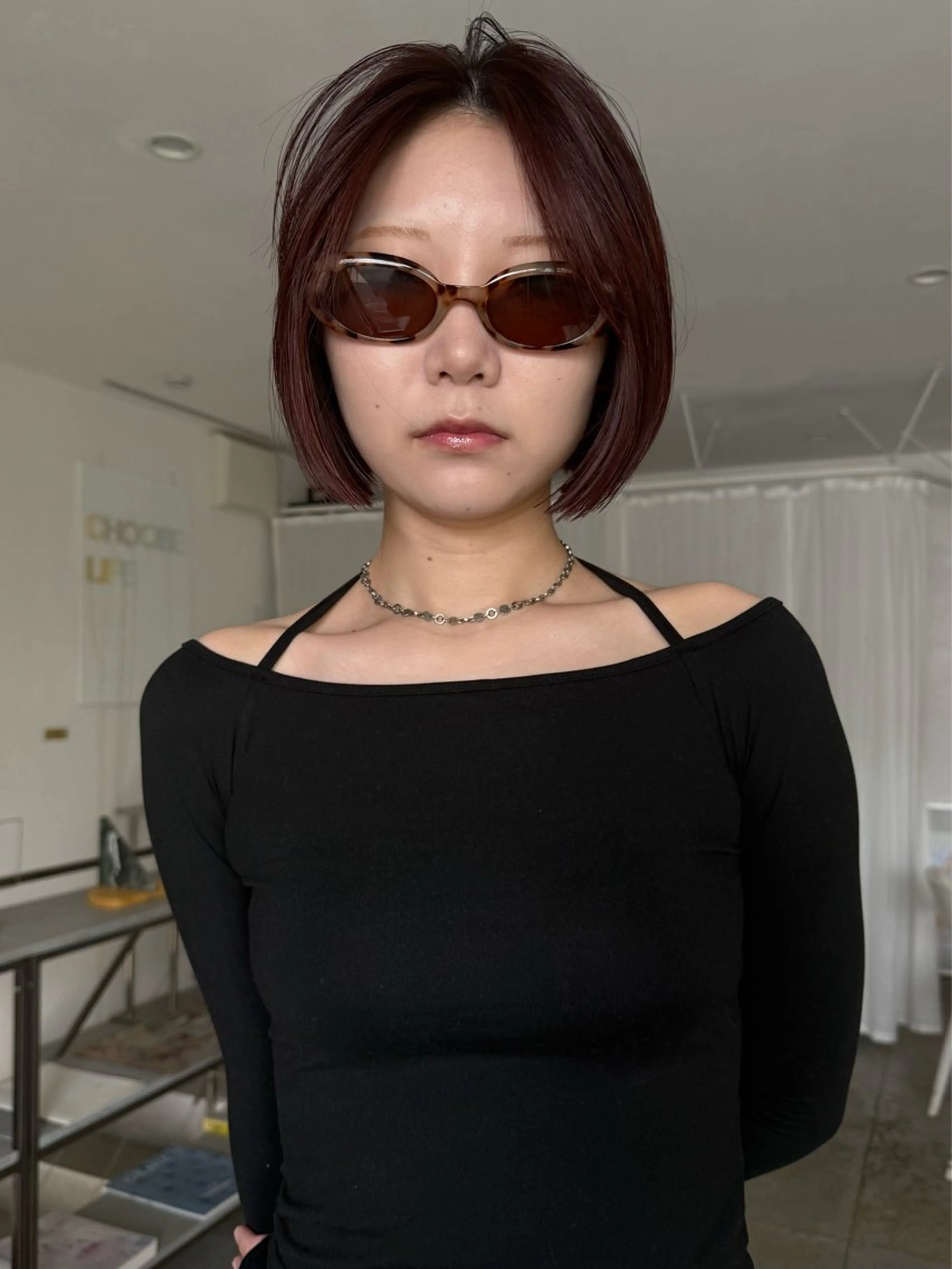 ショート カット イシイ モエカのヘアスタイル