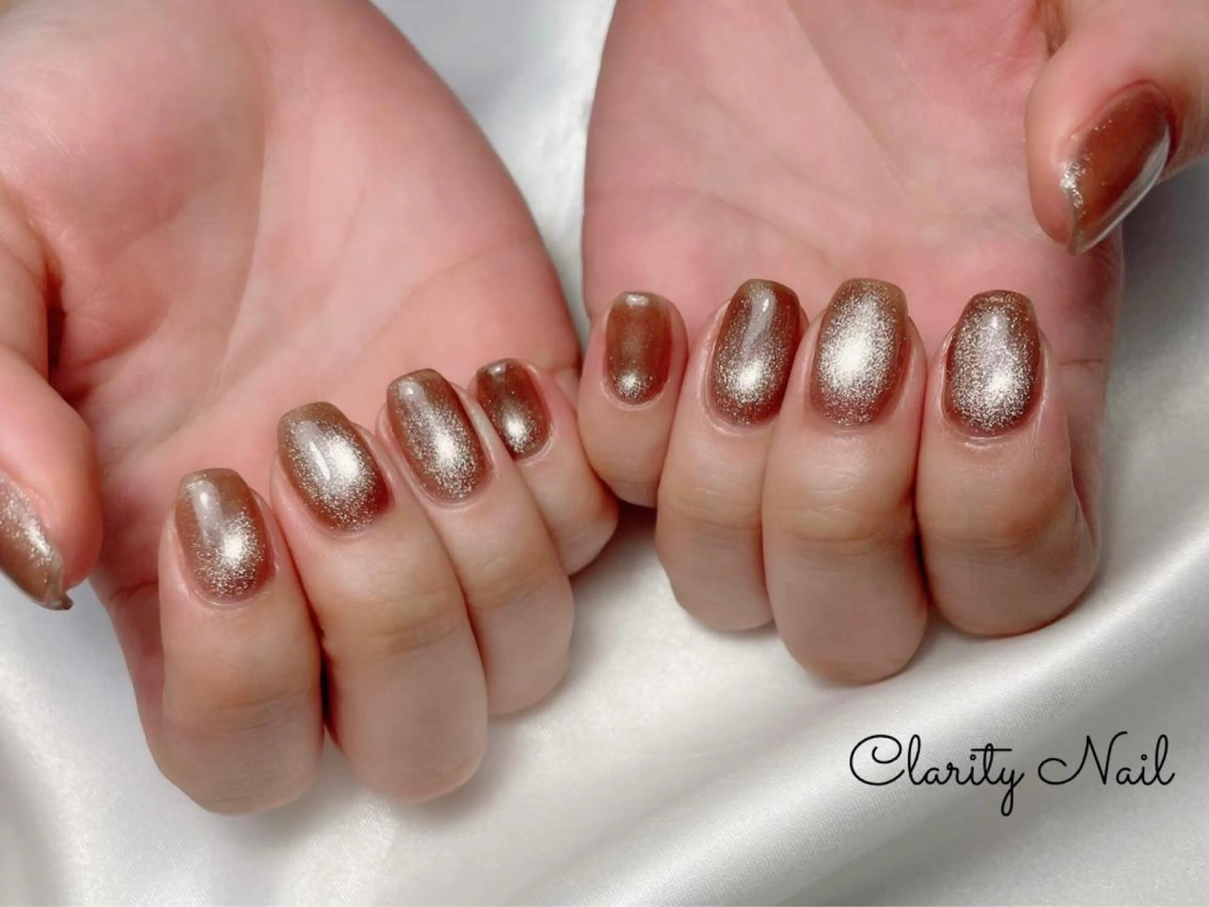 ネイル マグネットネイル ワンカラーネイル ハンドネイル Clarity Nailのネイルデザイン