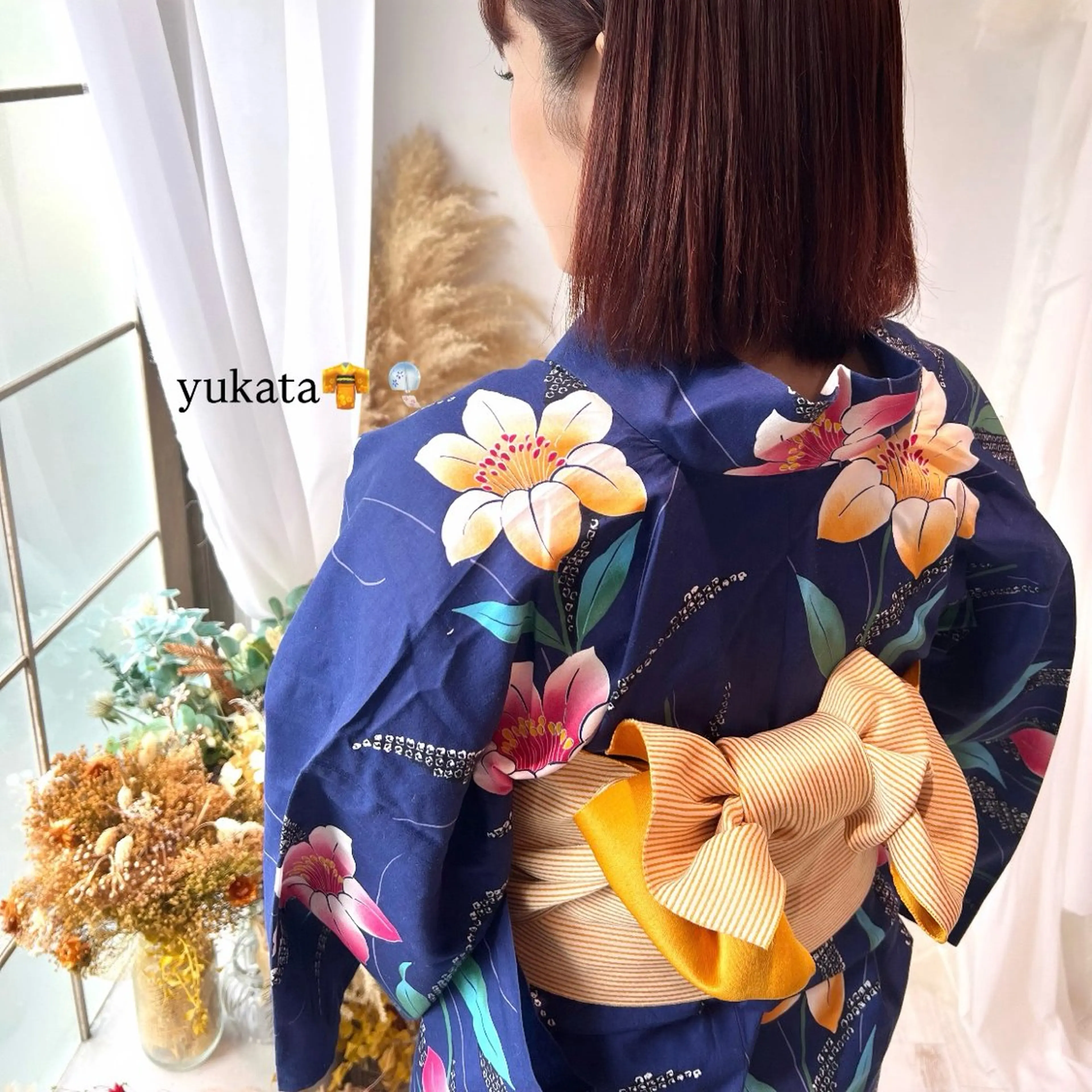 🎐予約リクエストのみ🎐浴衣着付け➕ヘアセットの写真