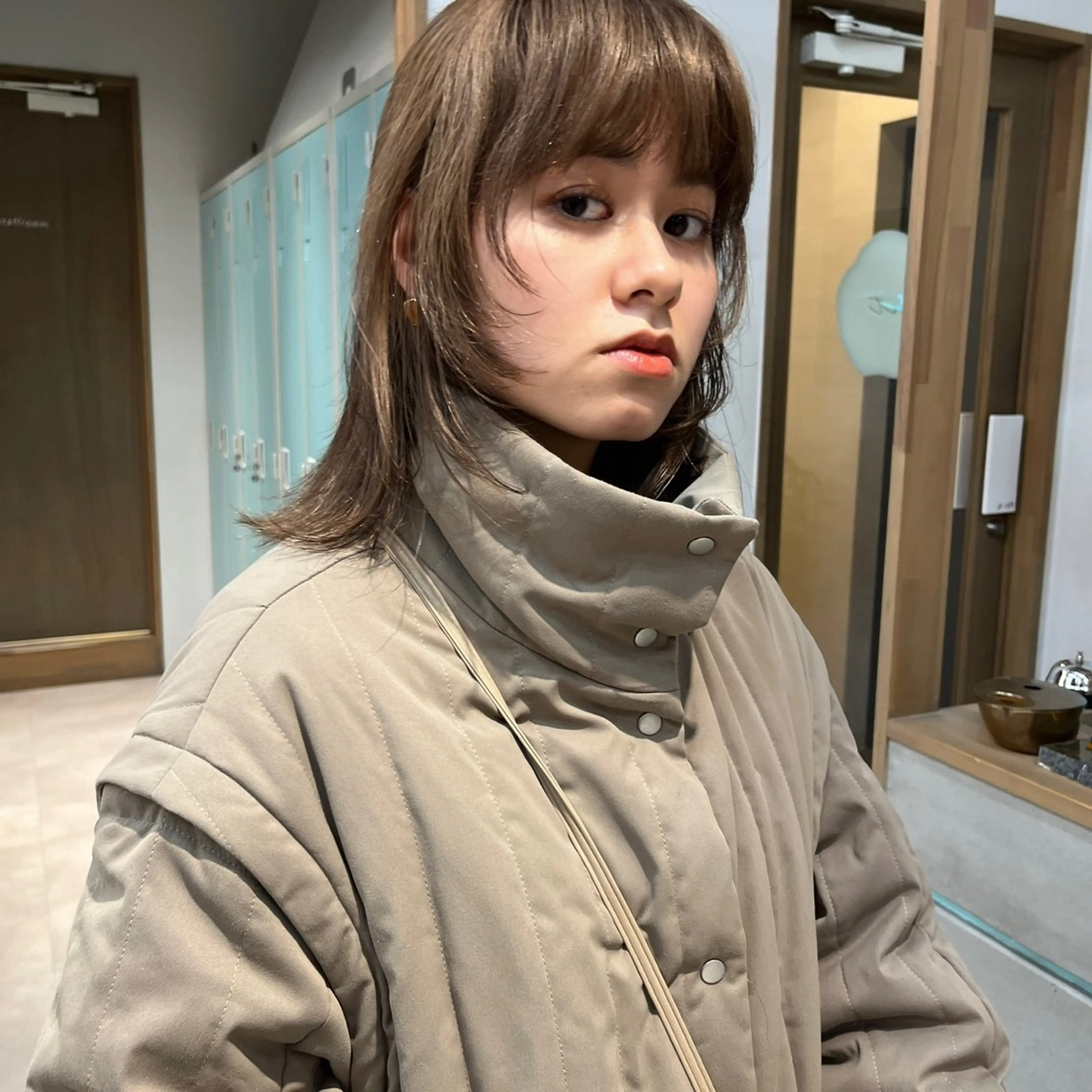 ロング レイヤーカット メンズハイトーン/栄 /イトウタケルのヘアスタイル