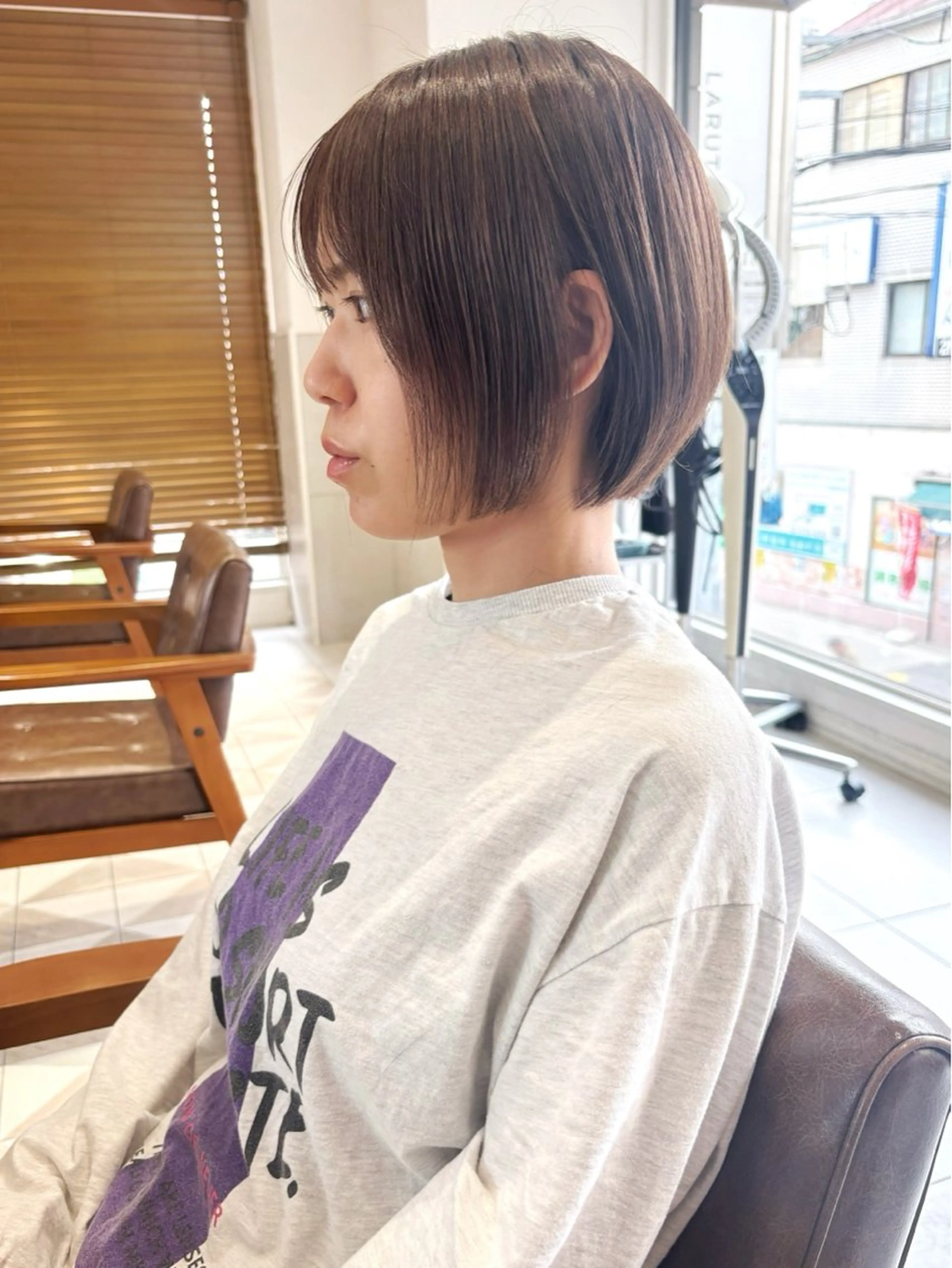 ショート カラー カット ヘアカラー トリートメント 齋藤 咲のヘアスタイル