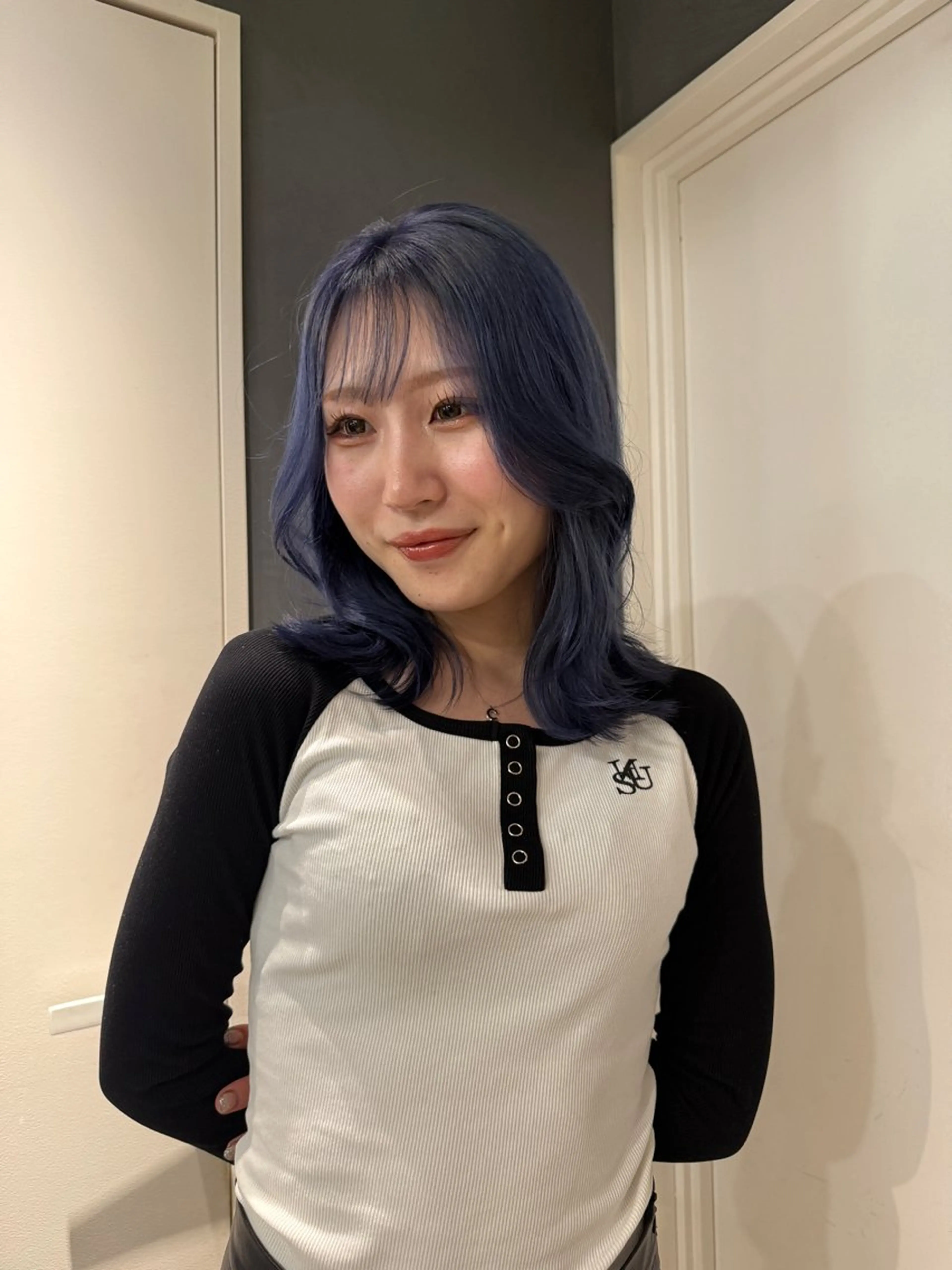 ミディアム カラー 堀江／韓国・透明感 カラー／みずき🐩のヘアスタイル