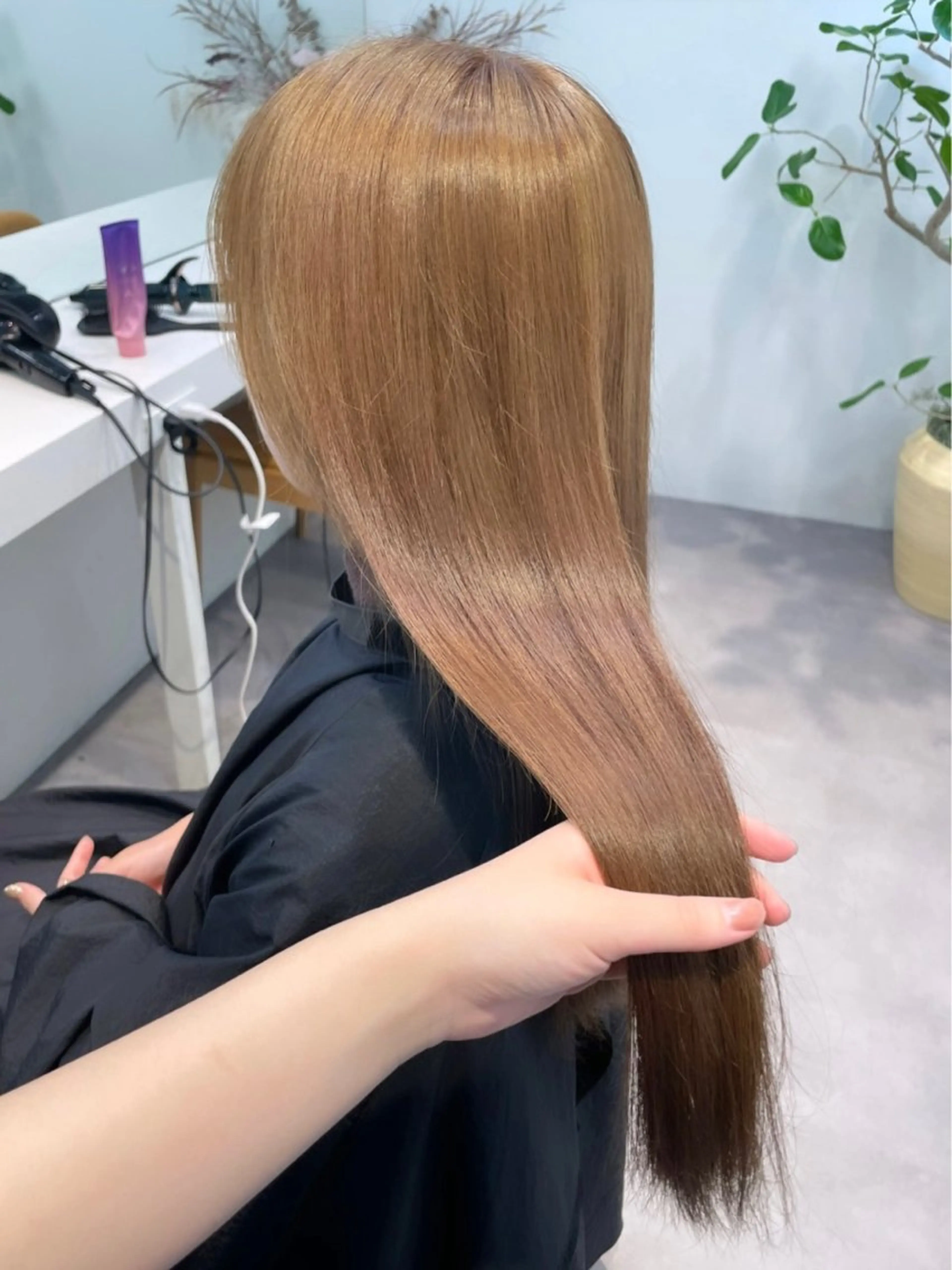 カラー ヘアカラー トリートメント 若月 あやかのヘアスタイル