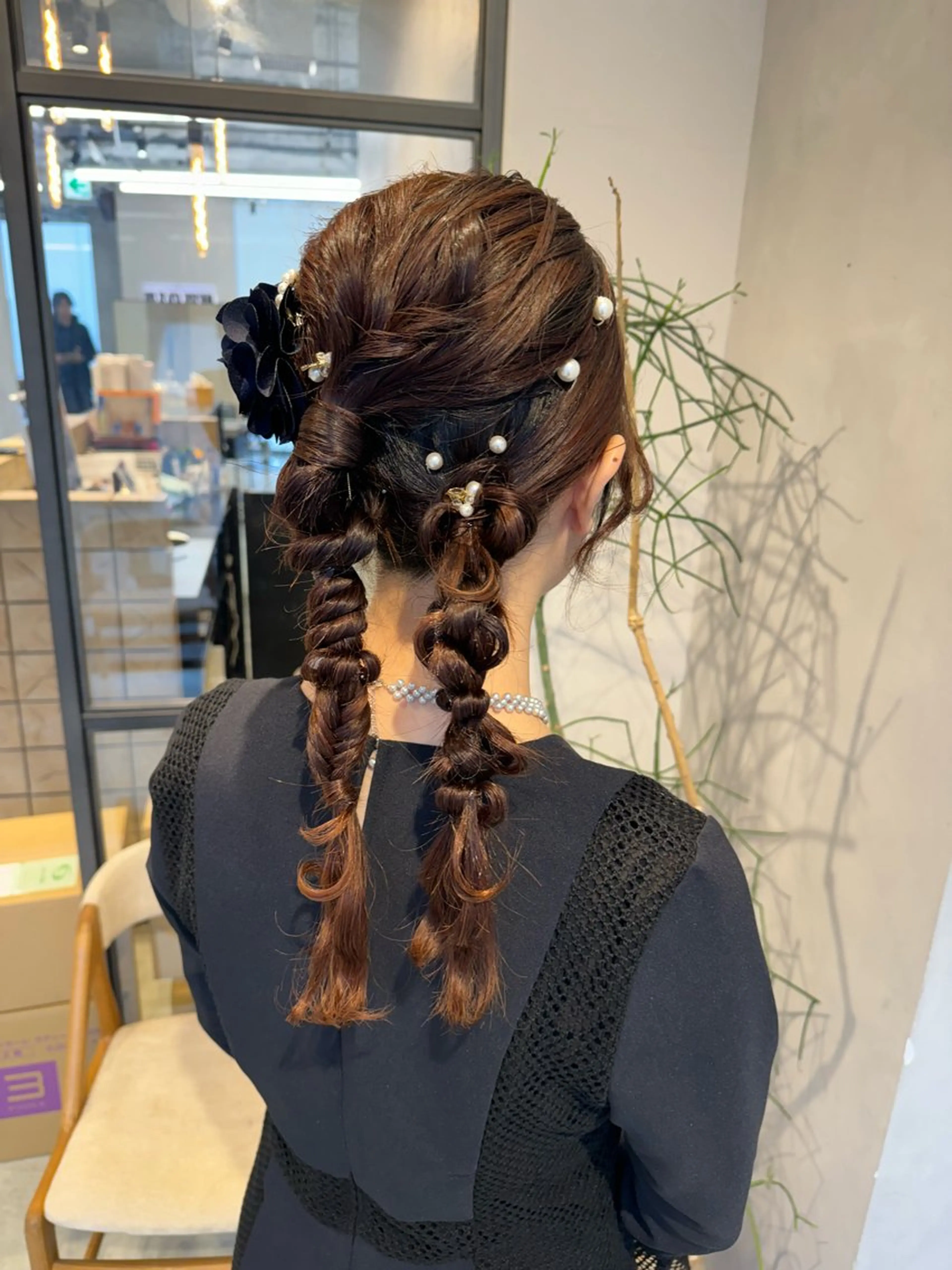 ロング ヘアアレンジ 透明感カラー✨艶髪 制作🌱山根あゆみのヘアスタイル