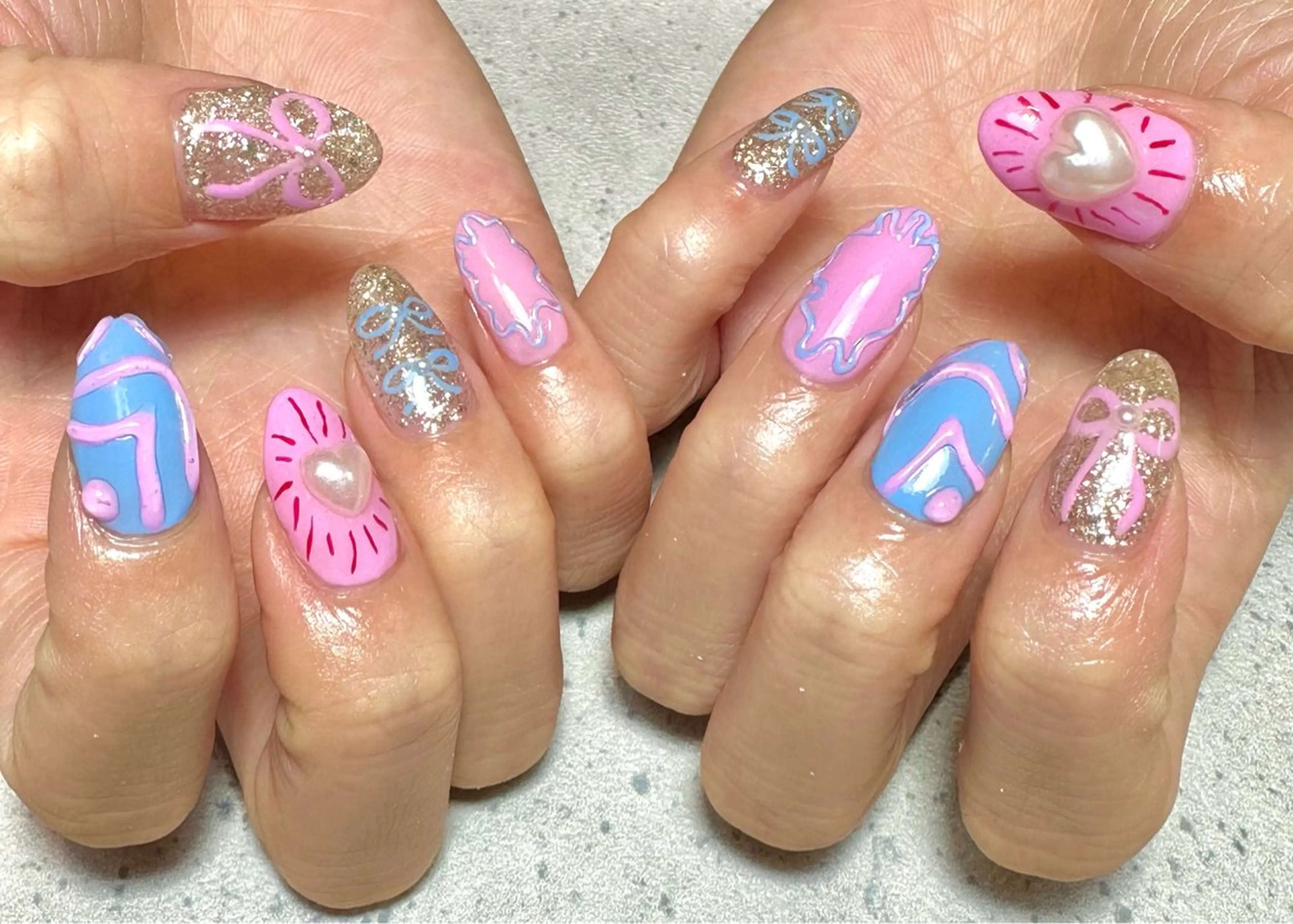 ネイル ハンドネイル フットネイル GéRanium Harukaのネイルデザイン