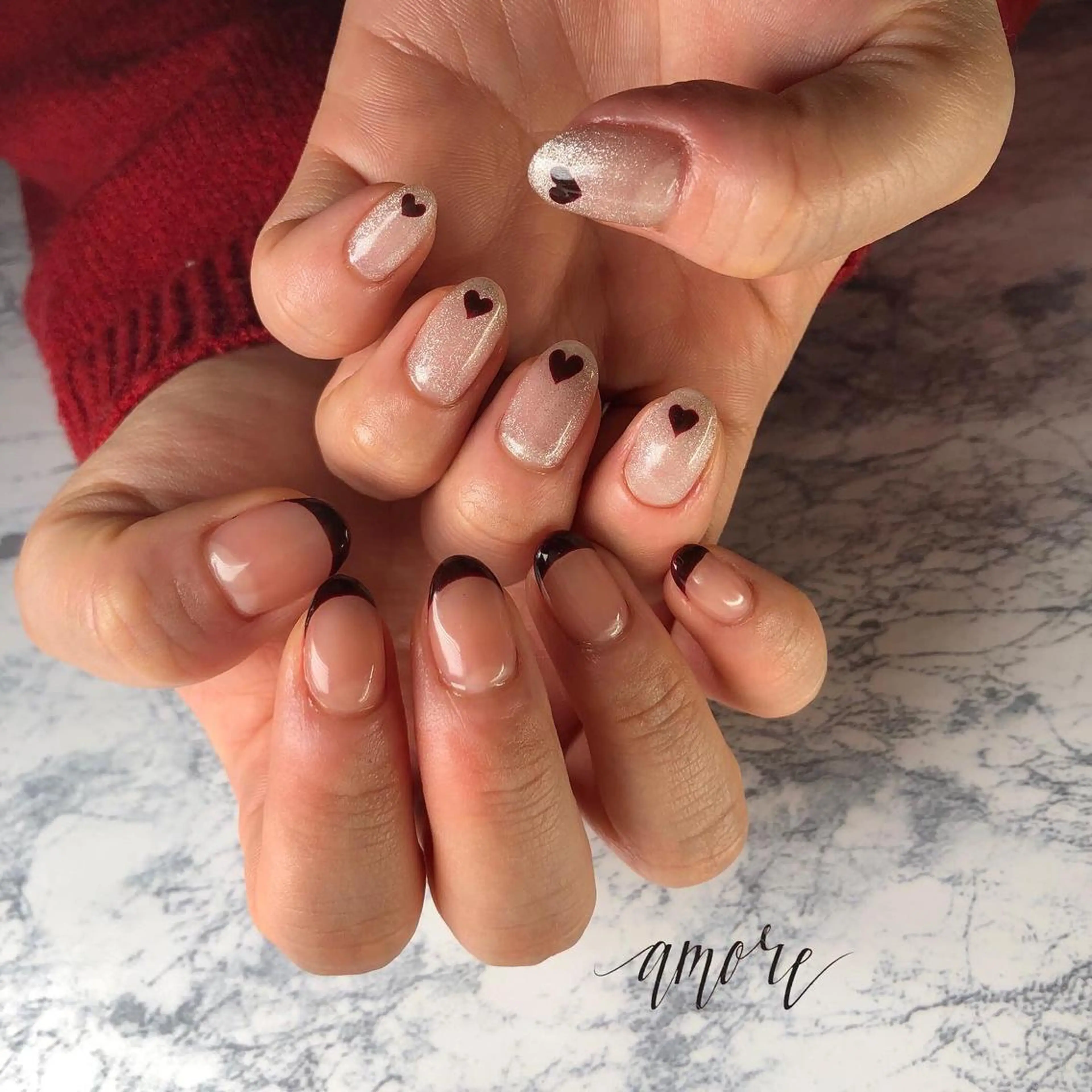 ネイル ジェルネイル 氷ネイル・うるうるネイル マグネットネイル ミラーネイル ニュアンスネイル You kyehwaのネイルデザイン