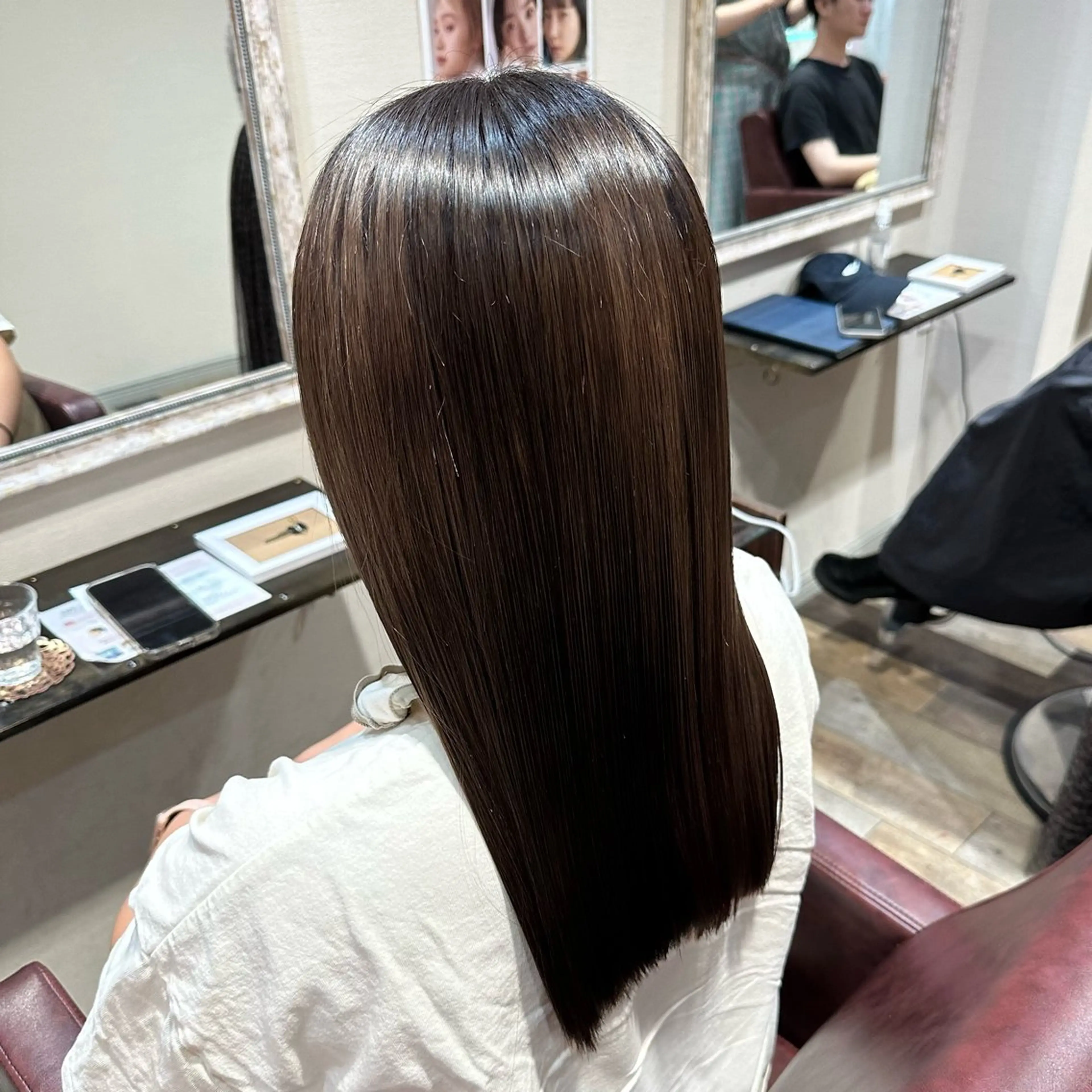 ロング 髪質改善 縮毛矯正 トリートメント 縮毛矯正 トリートメント 柔らかいcolor ￤韓国￤🩰マユ🩰のヘアスタイル