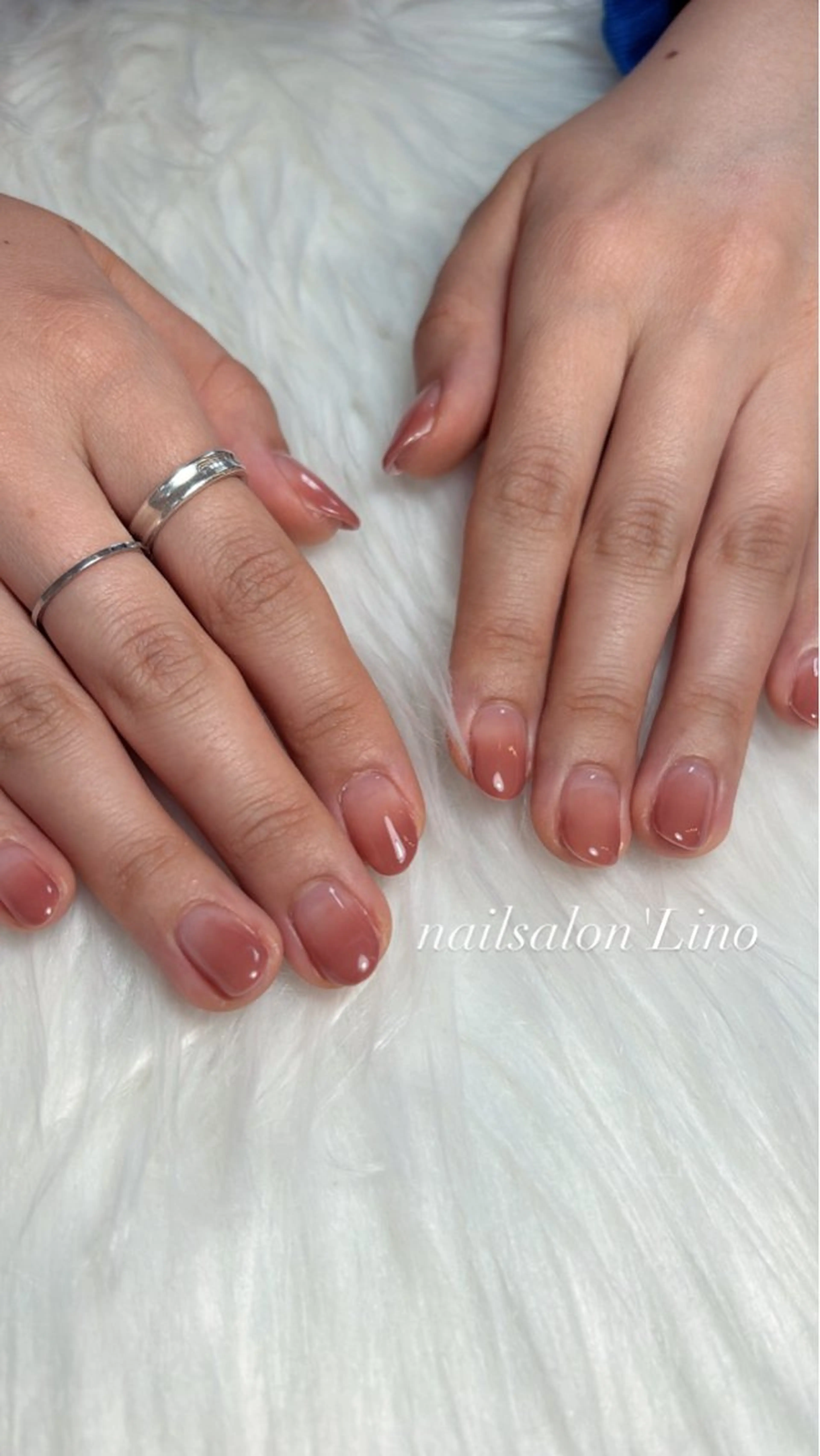 ネイル グラデーション ハンドネイル Lino𓂃⟡.· Chizuruのネイルデザイン