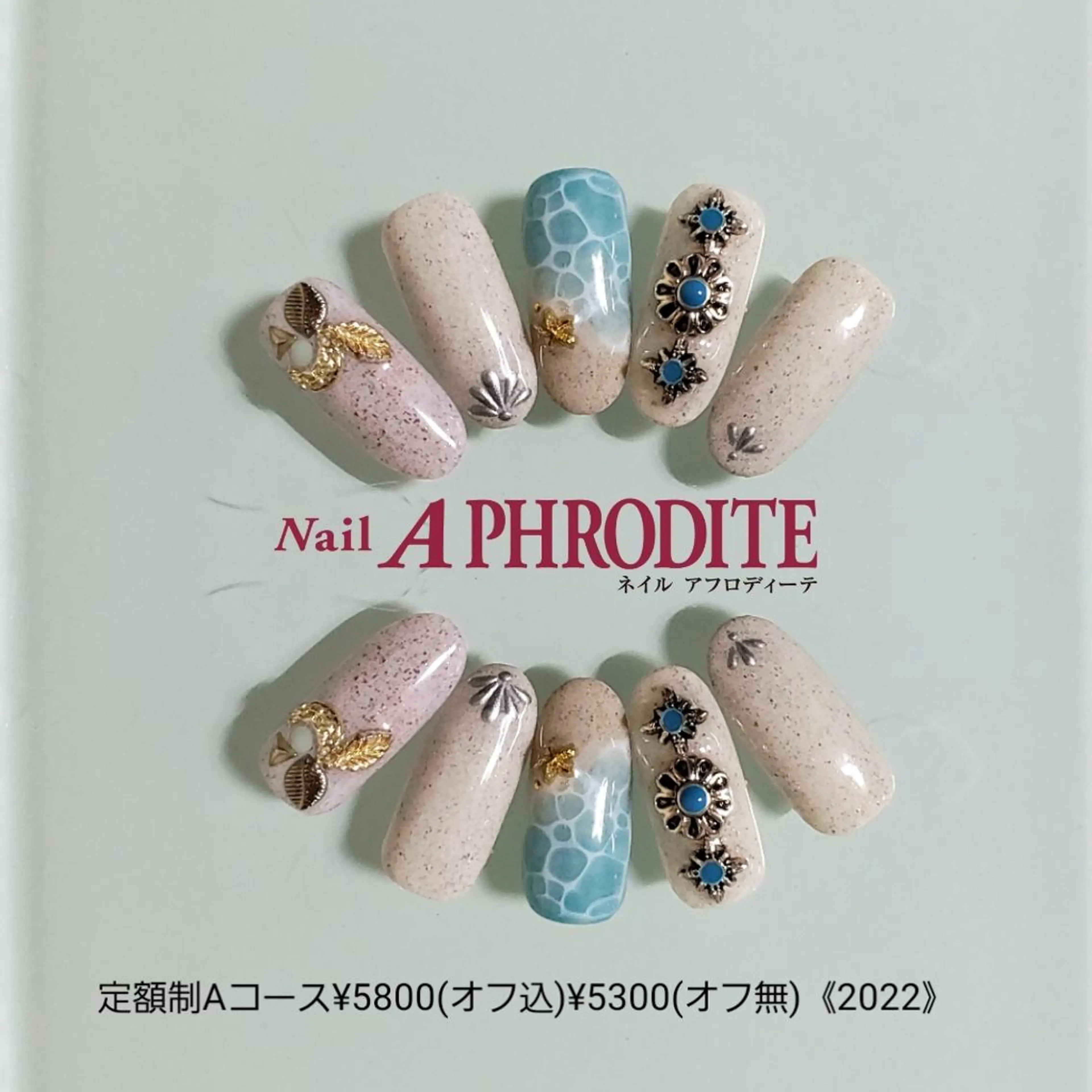 ネイル アートネイル ジェルネイル 持ち込み ソフトジェル ハンドネイル Nail  Aphroditeのネイルデザイン