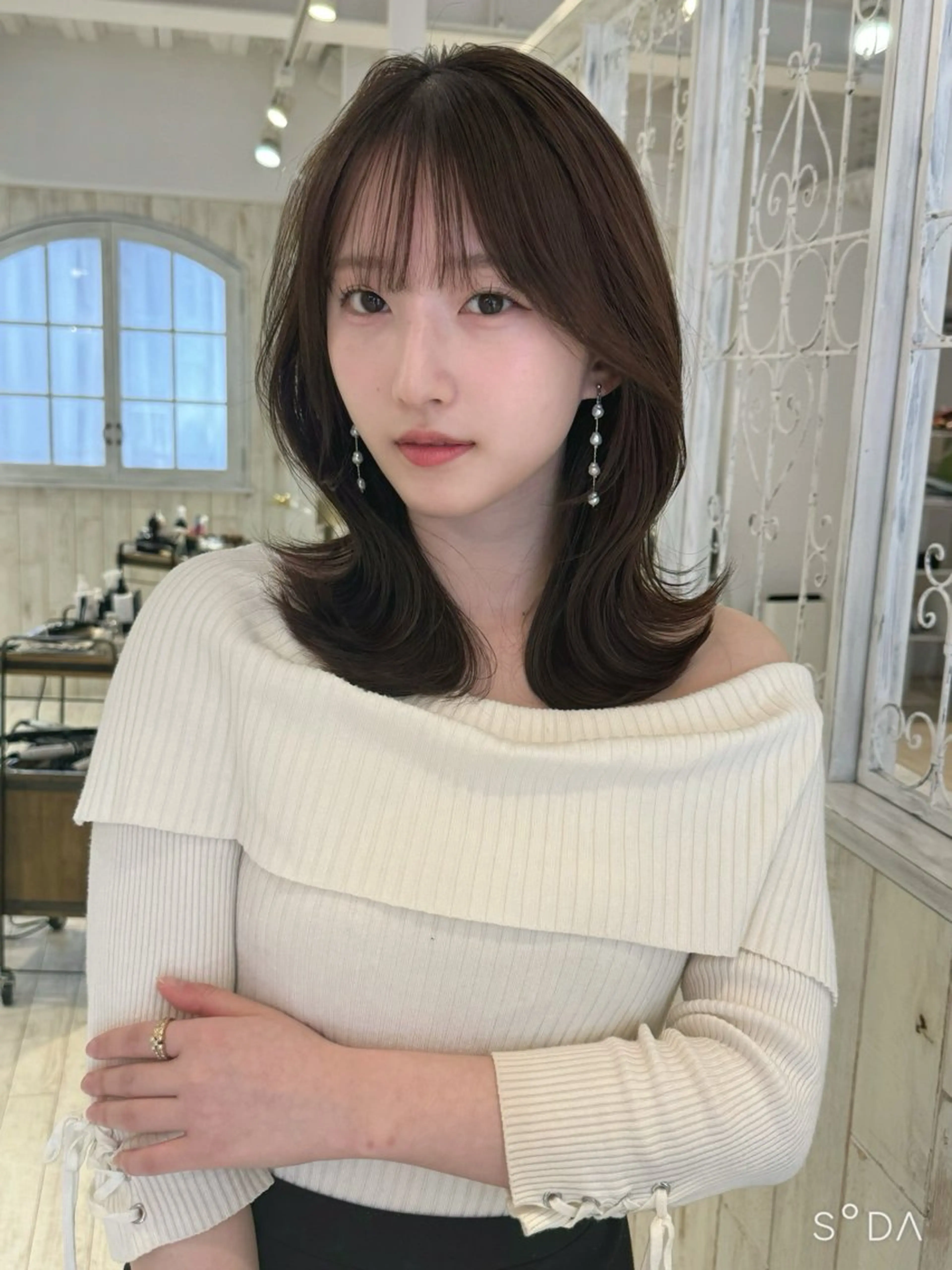 【OPEN記念価格】似合わせカット✂️➕透明感カラー🫧➕Aujuaトリートメント💭🤍の写真