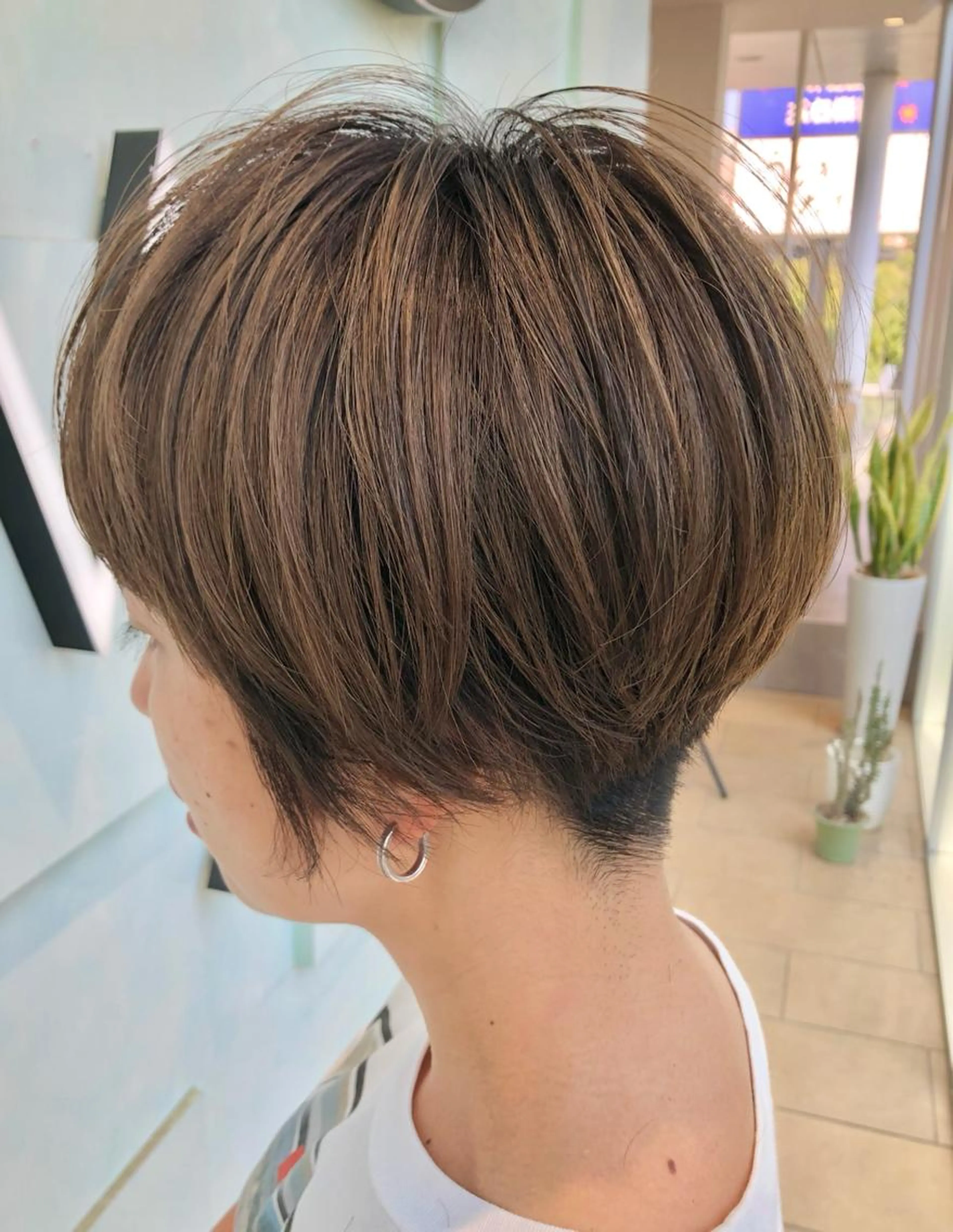 【似合わせ】刈り上げショートスタイルカットの写真