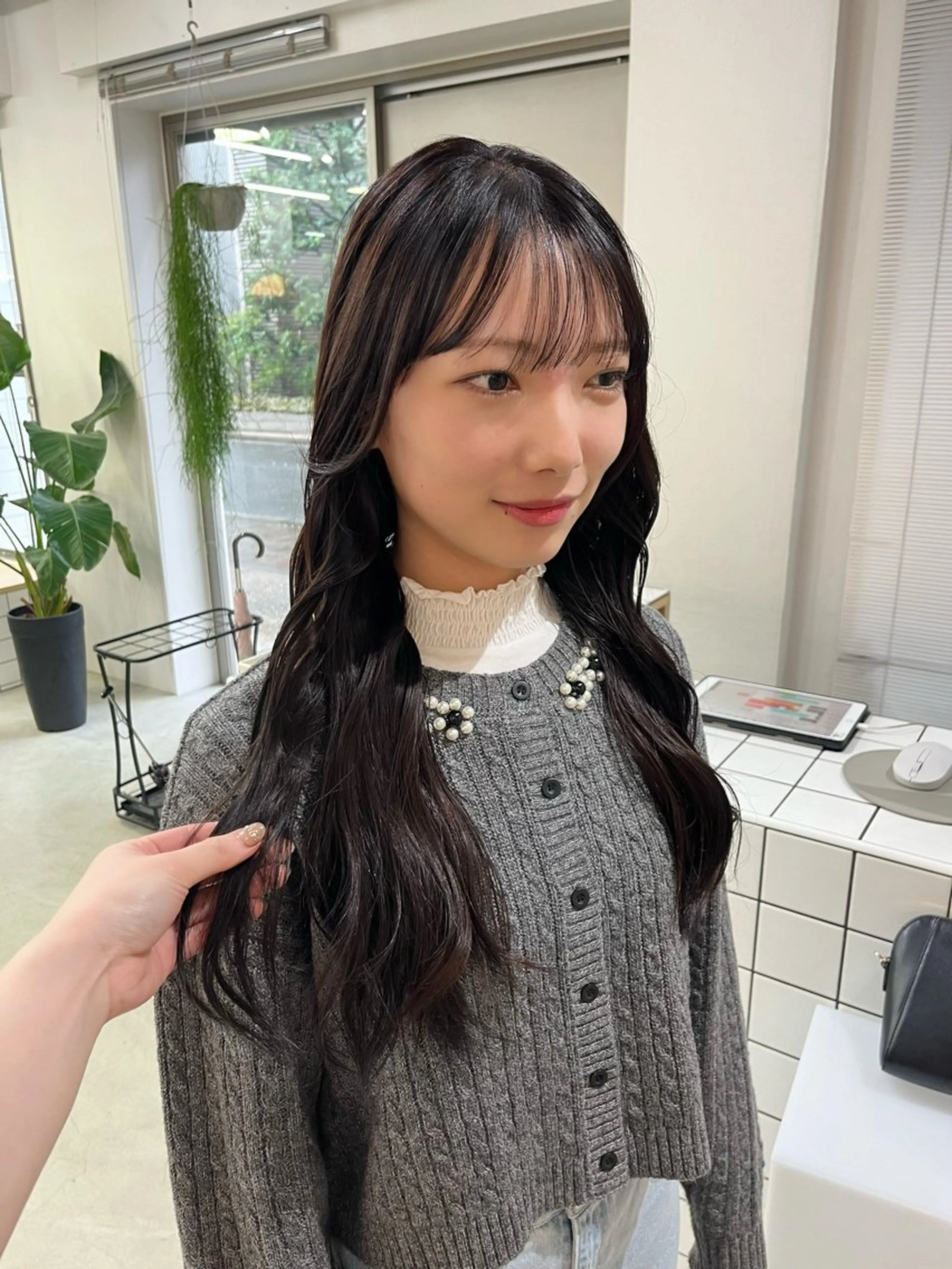 カラー ブラウンカラー ココアブラウン ヘアカラー chika/艶カラー /似合わせカラーのヘアスタイル