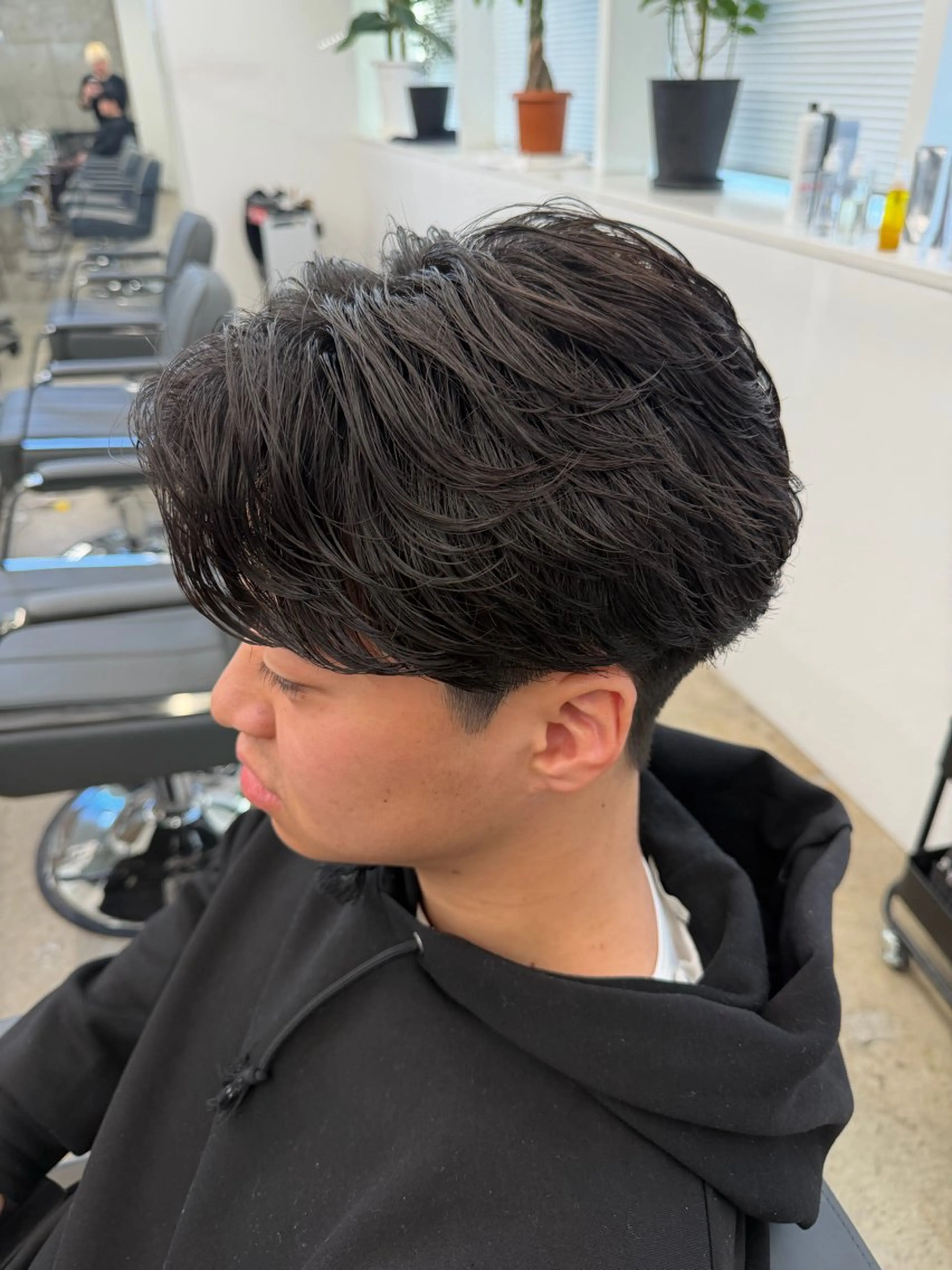 パーマ メンズ カット パーマ パーマ特化/フェザー パーマシャドウ/真生のヘアスタイル