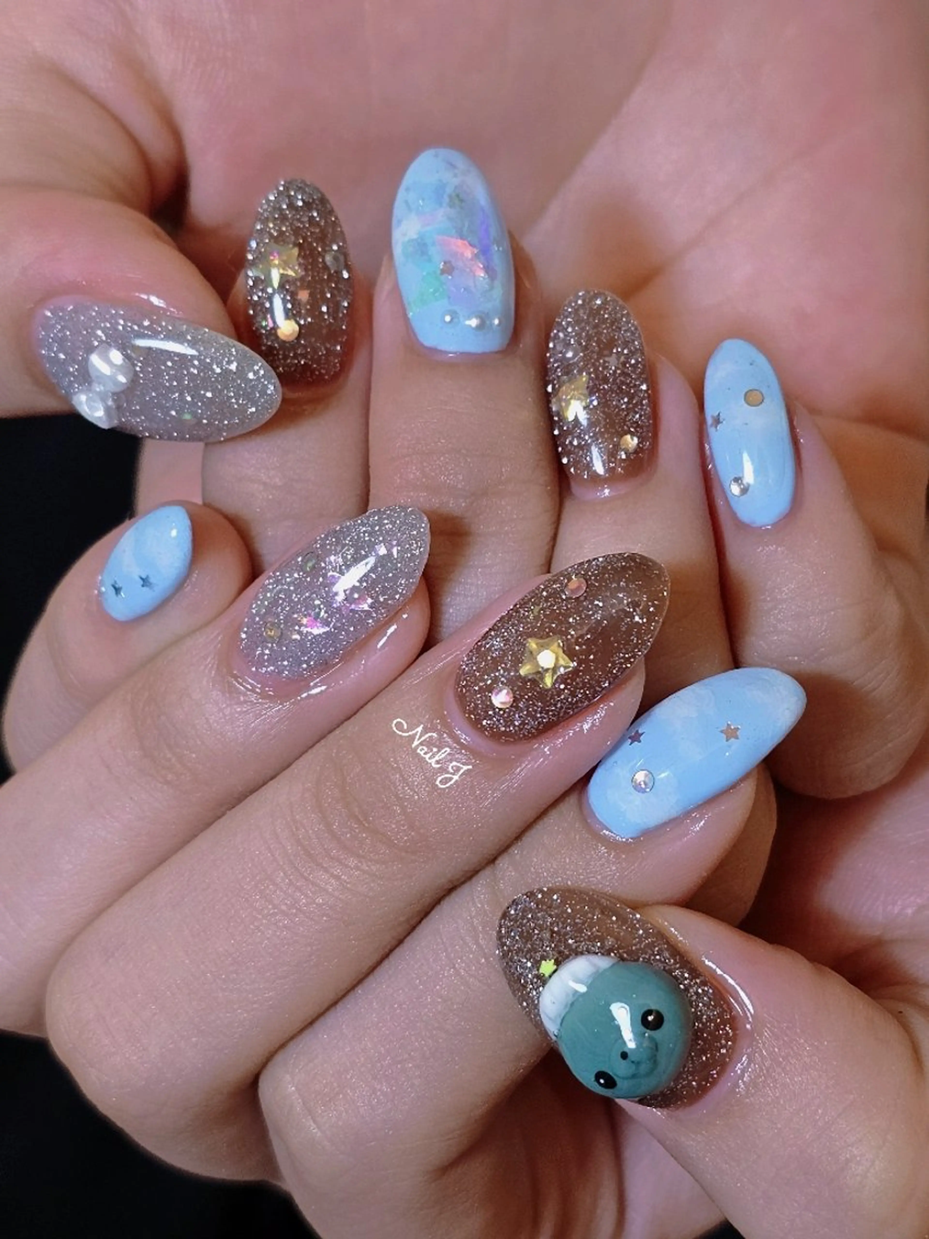 ネイル 韓国ネイル 持ち込み ハンドネイル Nail Jのネイルデザイン