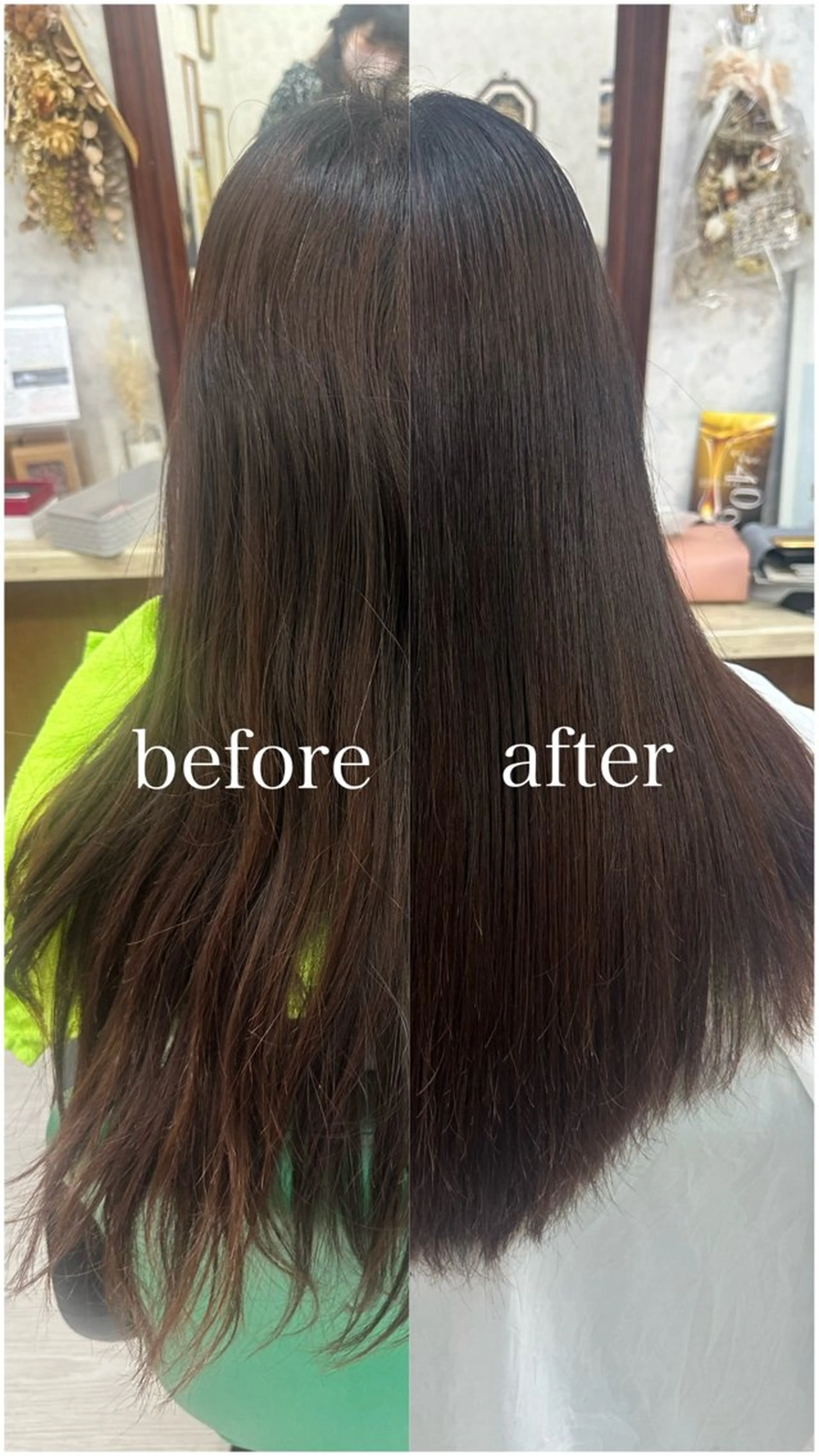 ロング パーマ カット 縮毛矯正 トリートメント 髪質改善のプロ✨りな さんのヘアスタイル