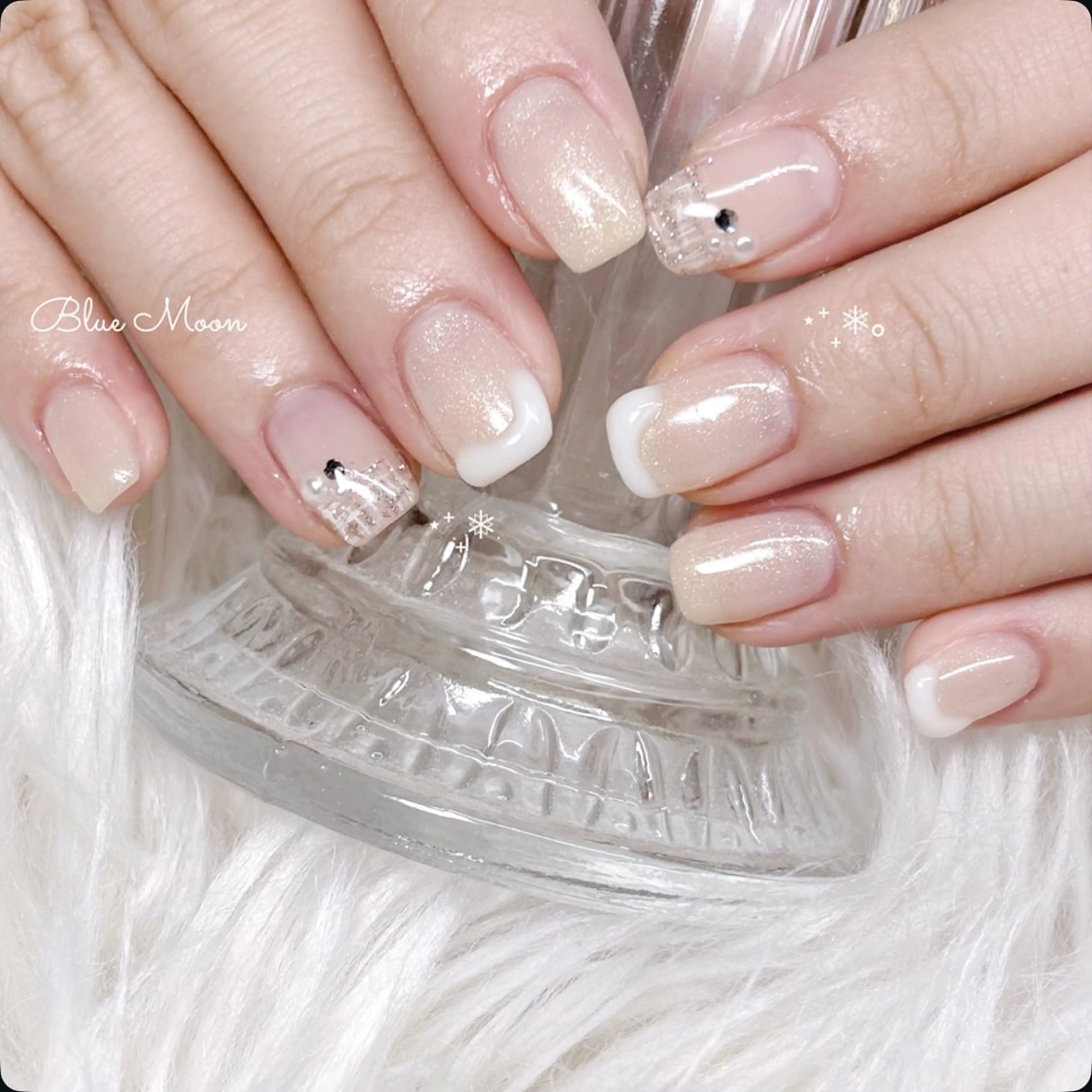 ネイル ハンドネイル フットネイル nail salon Blue Moonのネイルデザイン