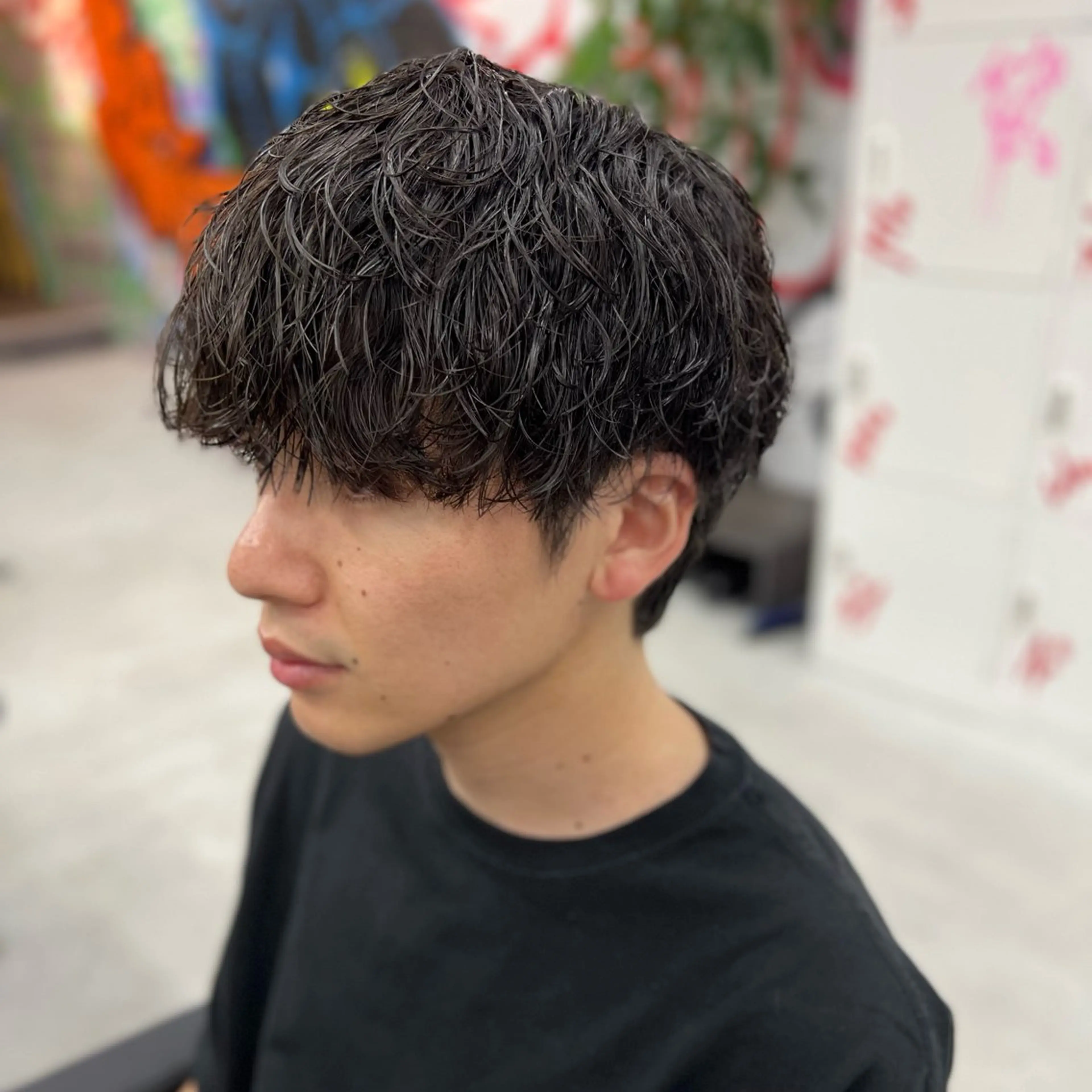 ショート パーマ メンズ 錦糸町/Men's cutパーマ石川史弥のヘアスタイル
