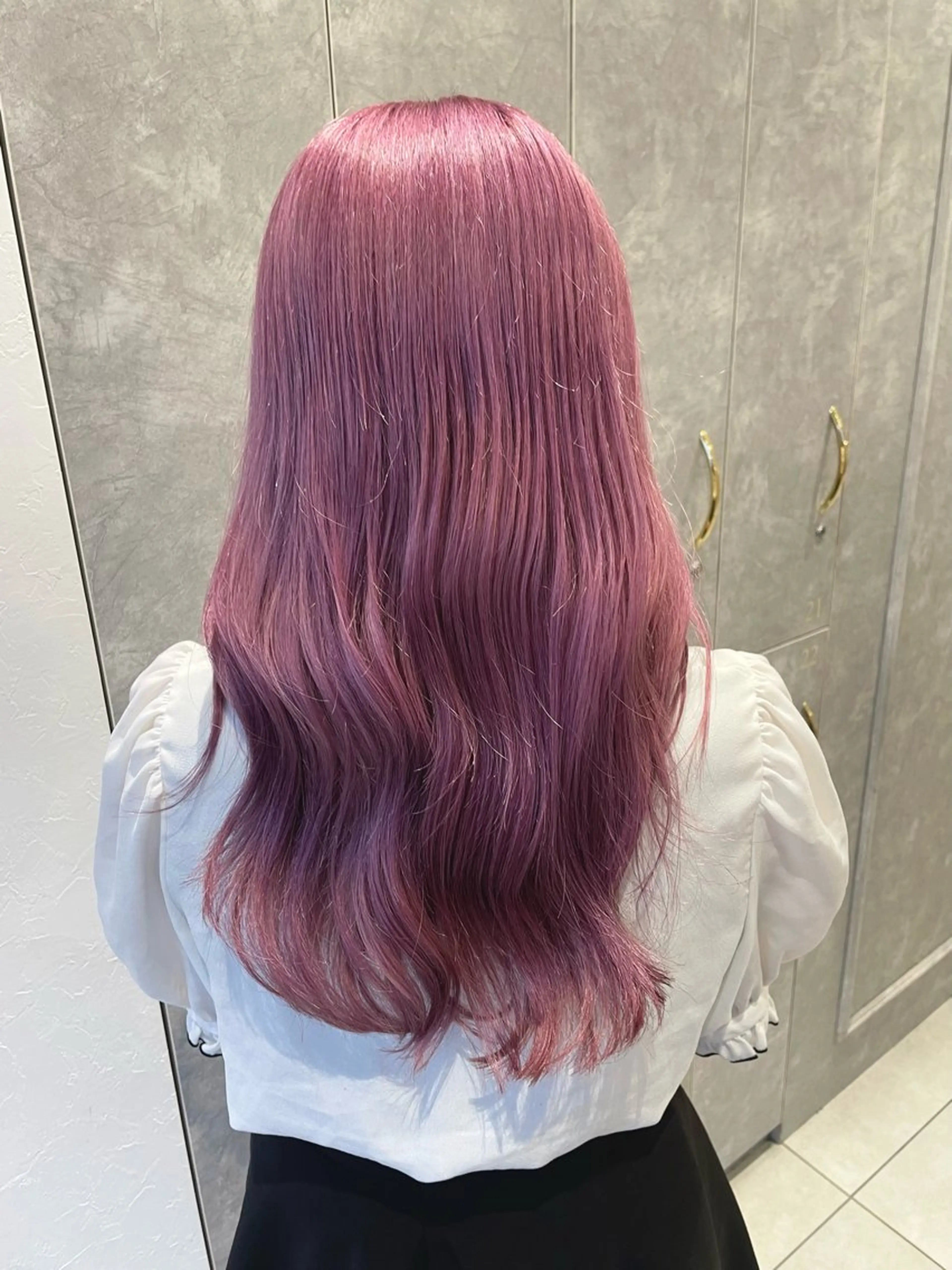 ロング カラー カット ヘアカラー 顔まわり/インナー カラー/　syuriのヘアスタイル