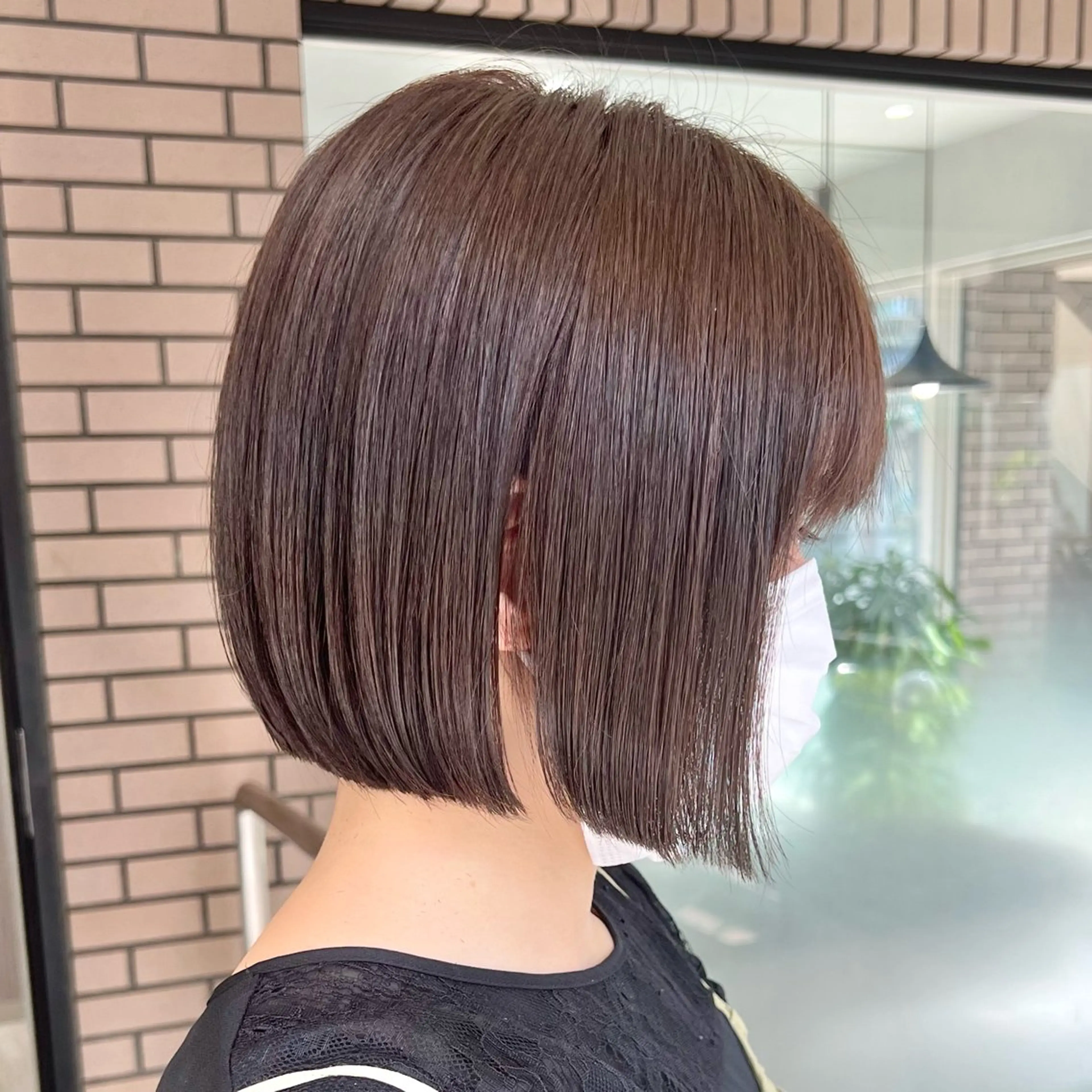 ショート 前下がりボブ ボブ カット 🌈髪質改善特化🌈 縮毛矯正/原口純平のヘアスタイル