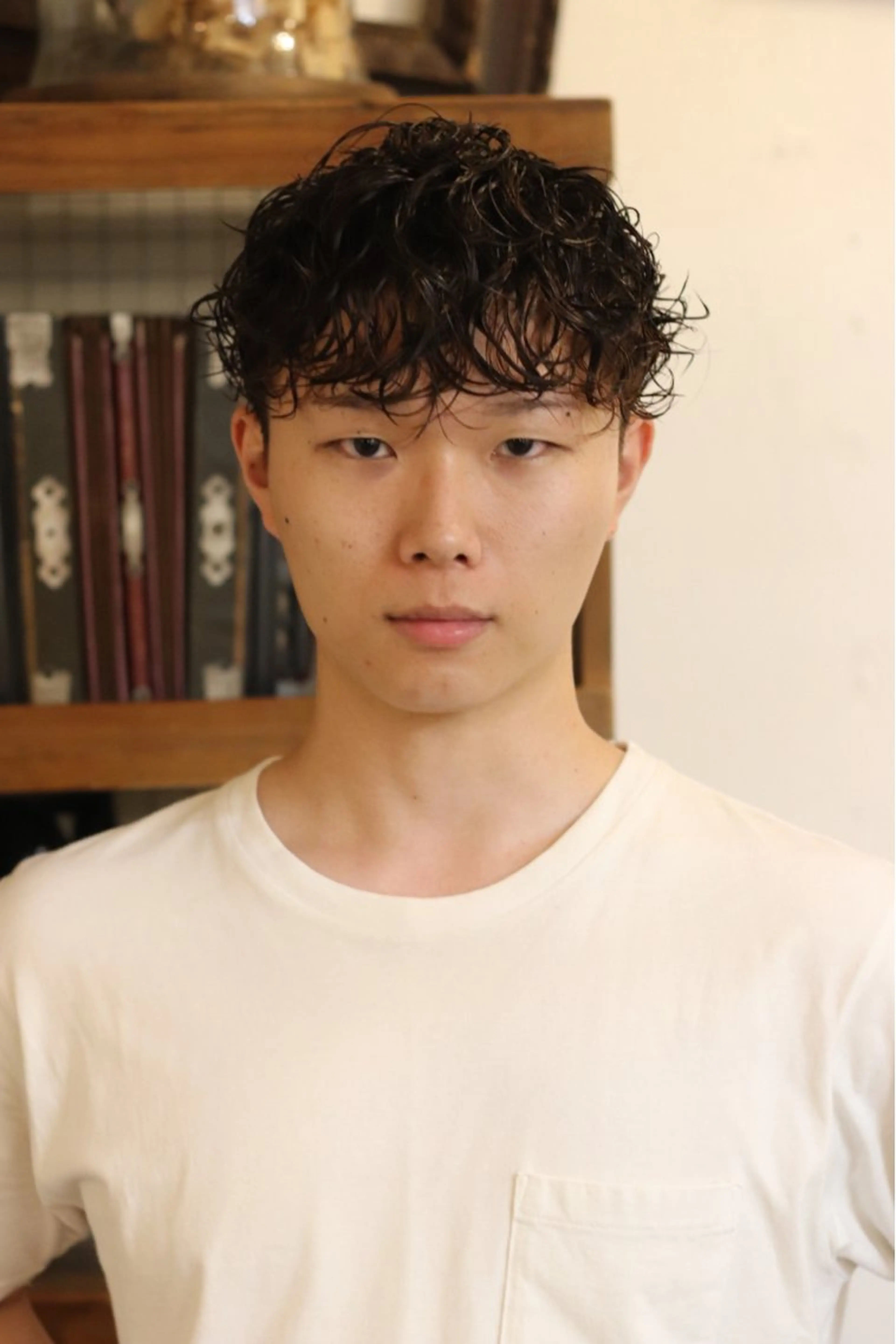 パーマ メンズ 波巻きパーマ Joh/メンズカット /レイヤー/ブリーチのヘアスタイル