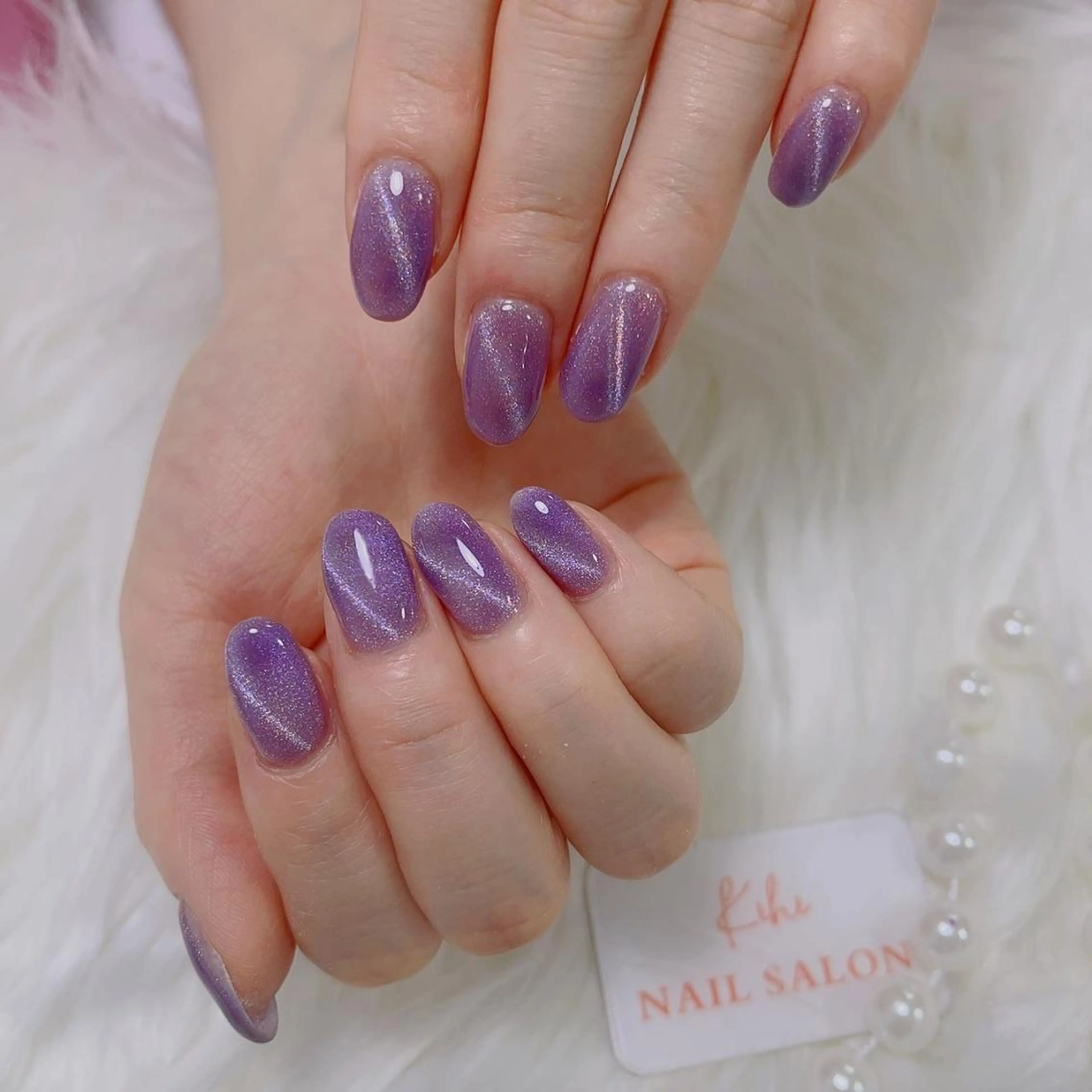 ネイル マグネットネイル ハンドネイル 福島 みきのネイルデザイン