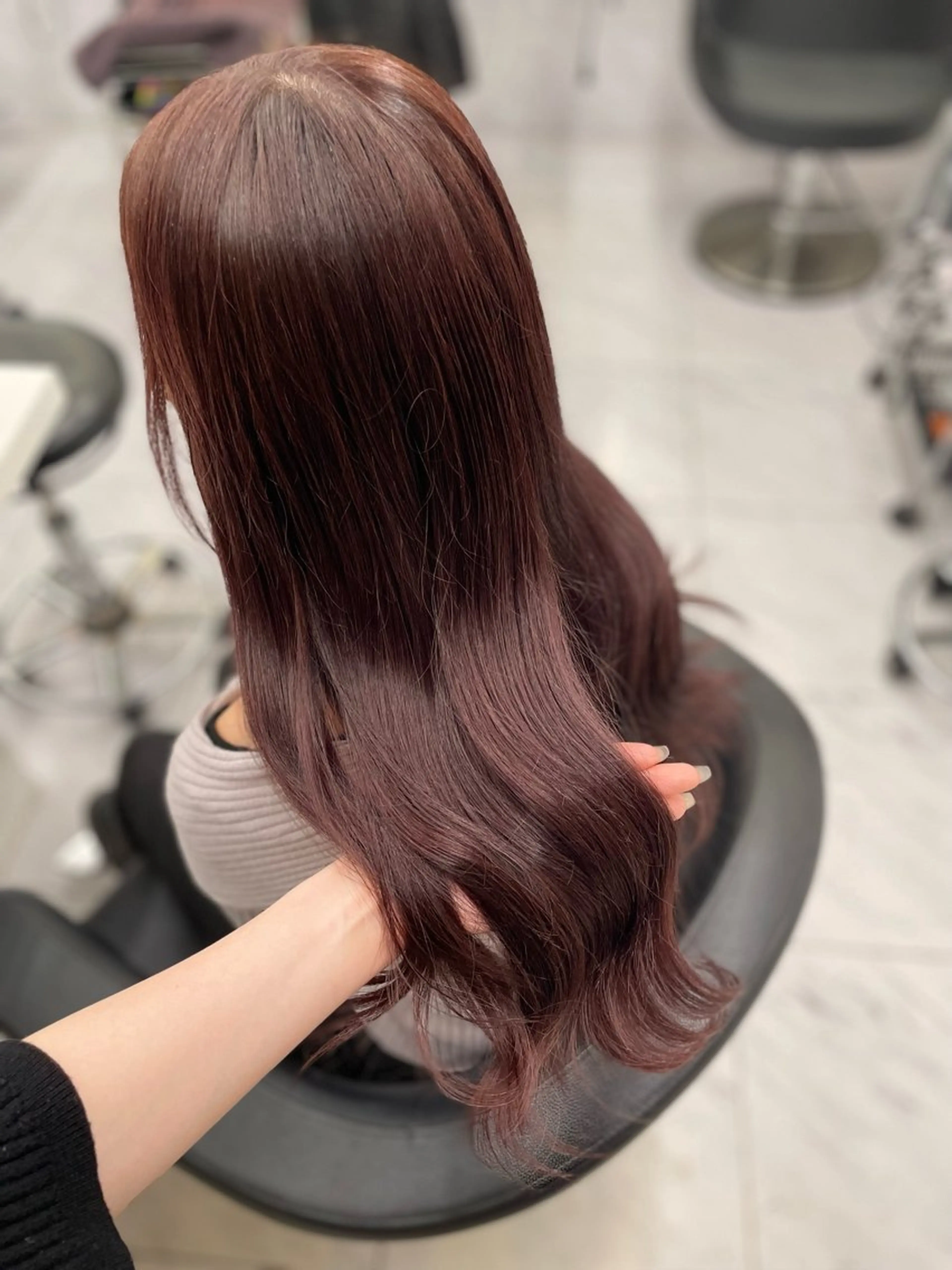 ロング カラー 🎀暖色/ラベンダー /paru🤍のヘアスタイル