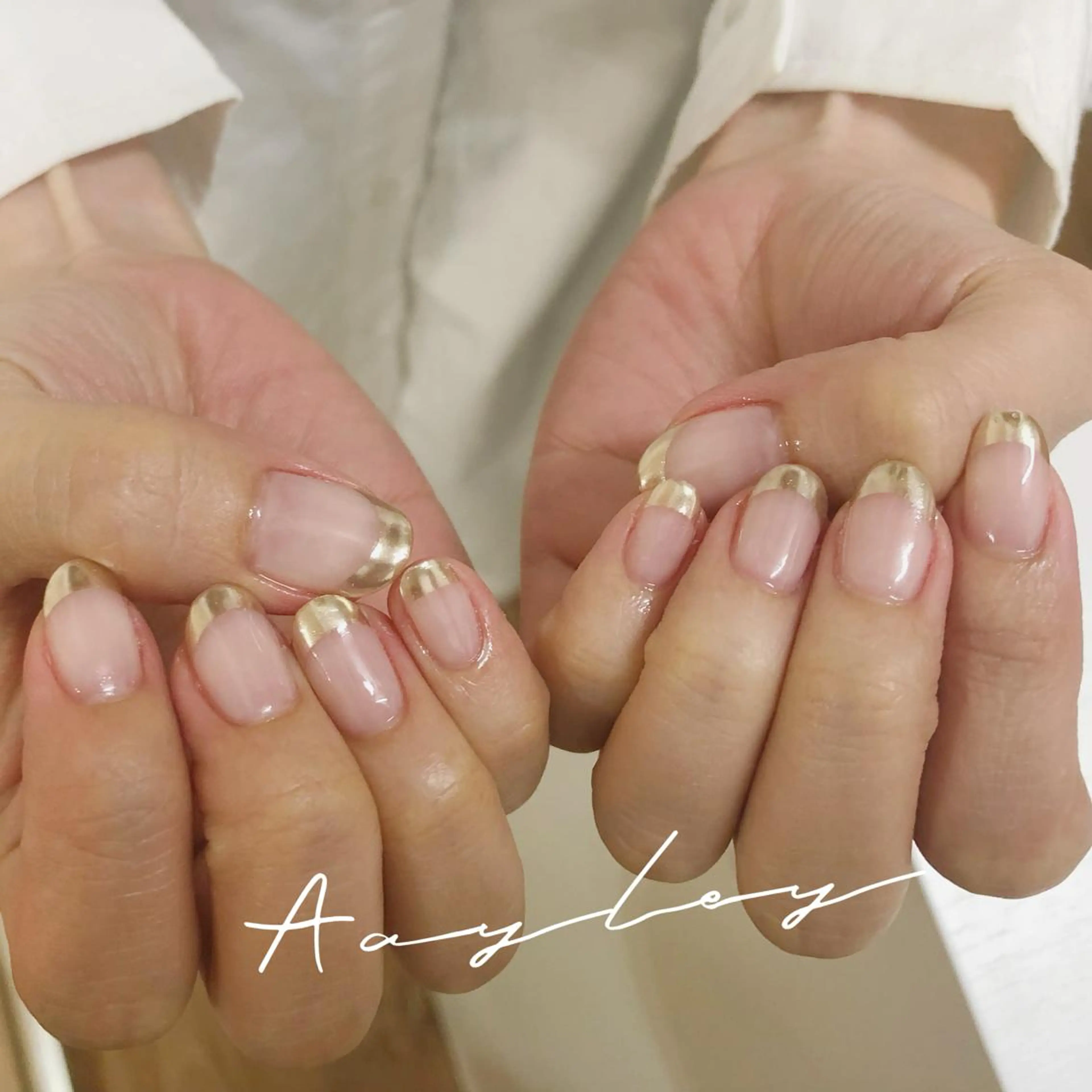 ミディアム カラー ネイル Aayley(アイリー)Salon所属・Aayley アイリ―サロンのネイルデザイン