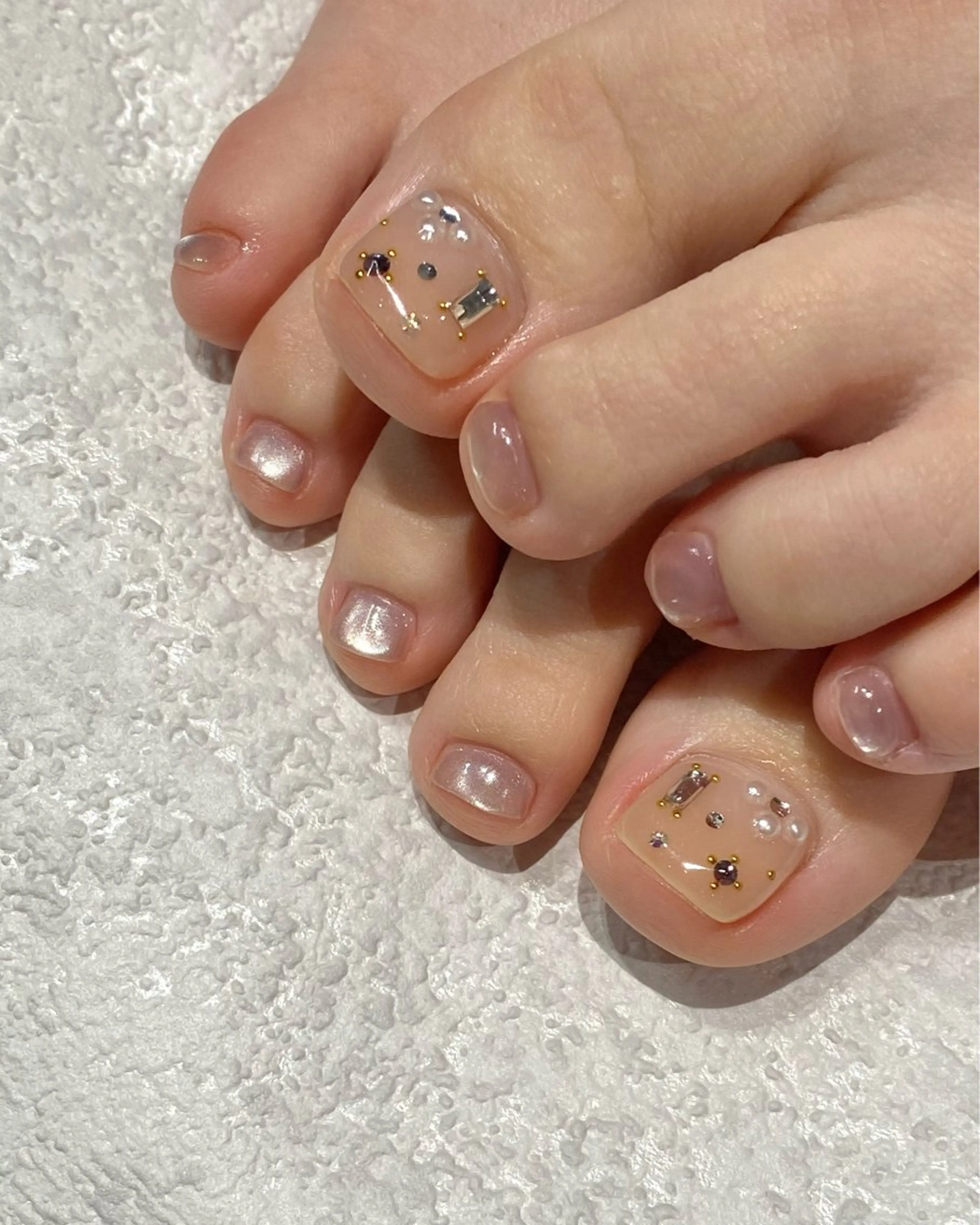 ネイル フットネイル Yuriko Omi パラジェル/渋谷のネイルデザイン