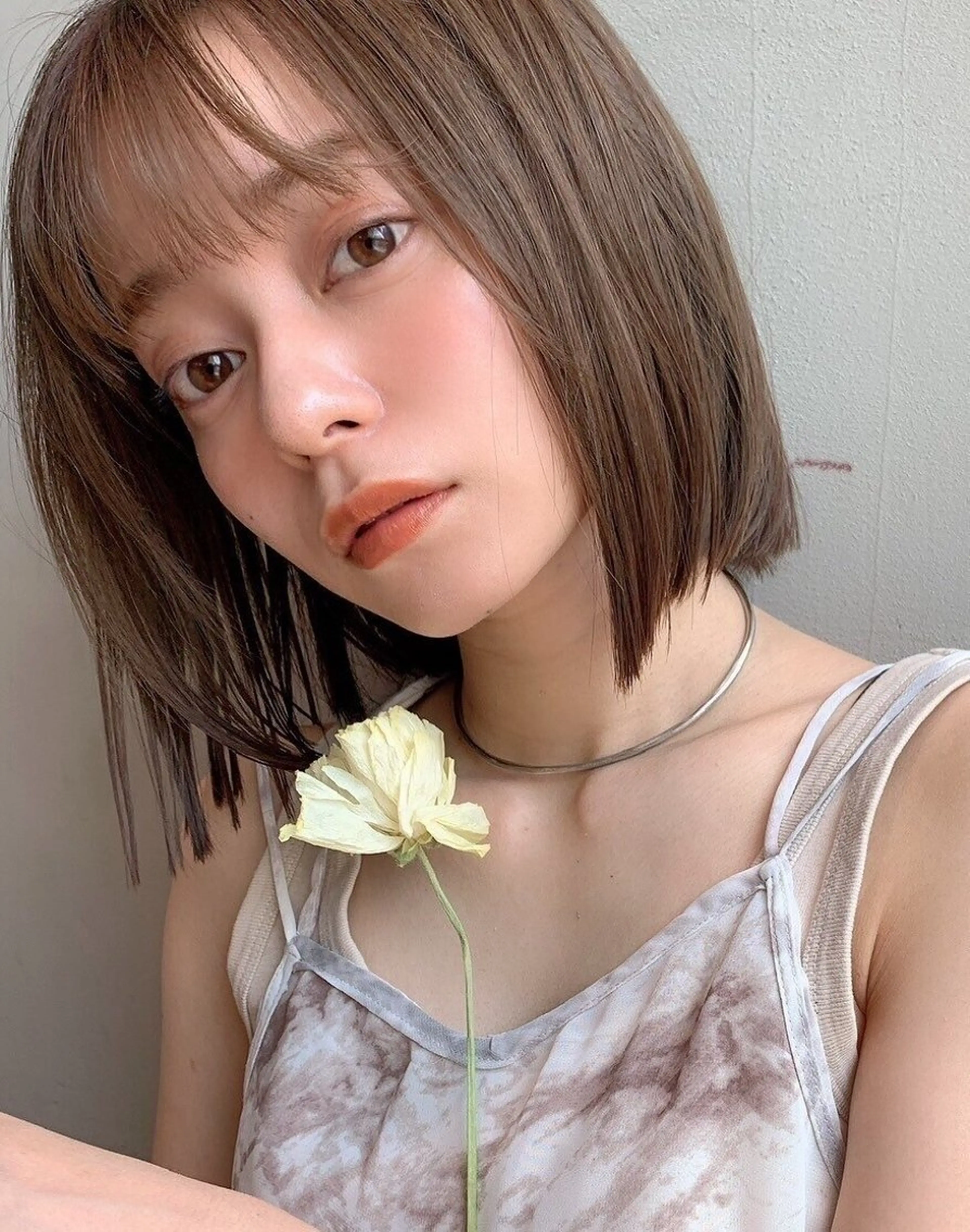 ミディアム カラー ボブ 中原由貴 /WILLOW京橋のヘアスタイル