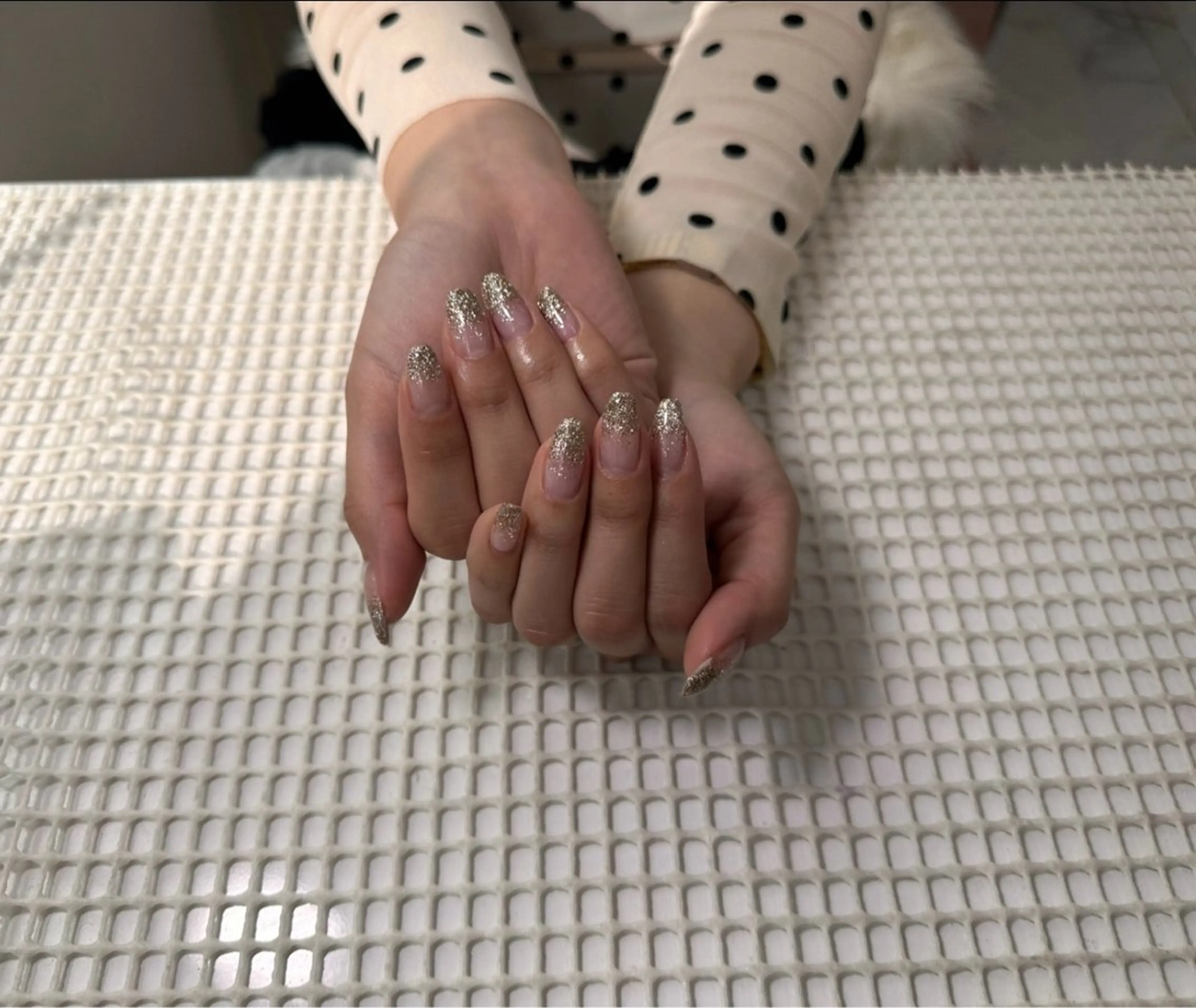 ネイル グラデーション ラメ(グリッター) ラメグラデーション Buena所属・miu "のネイルデザイン