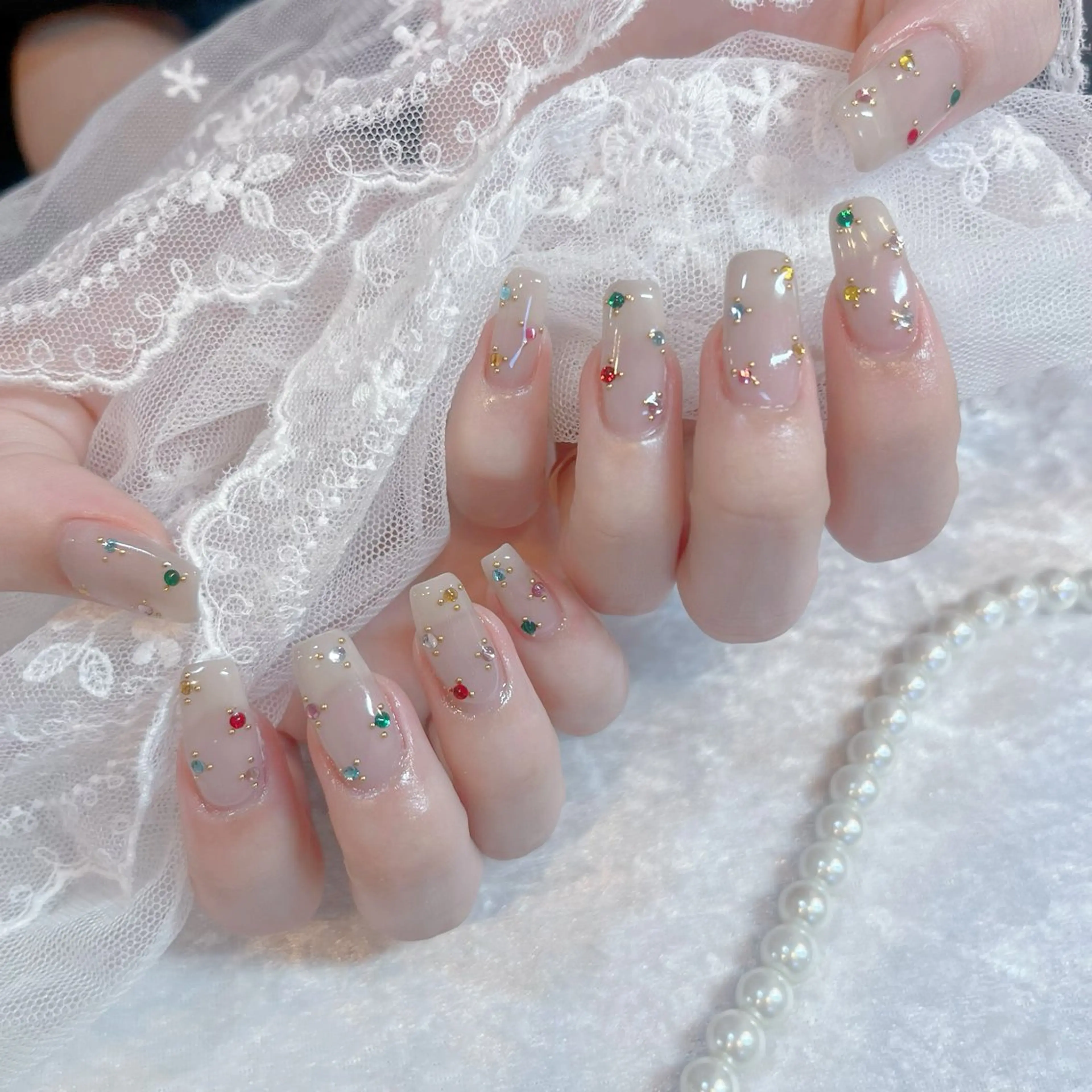 ネイル ハンドネイル Maya 🧊🫧‪のネイルデザイン