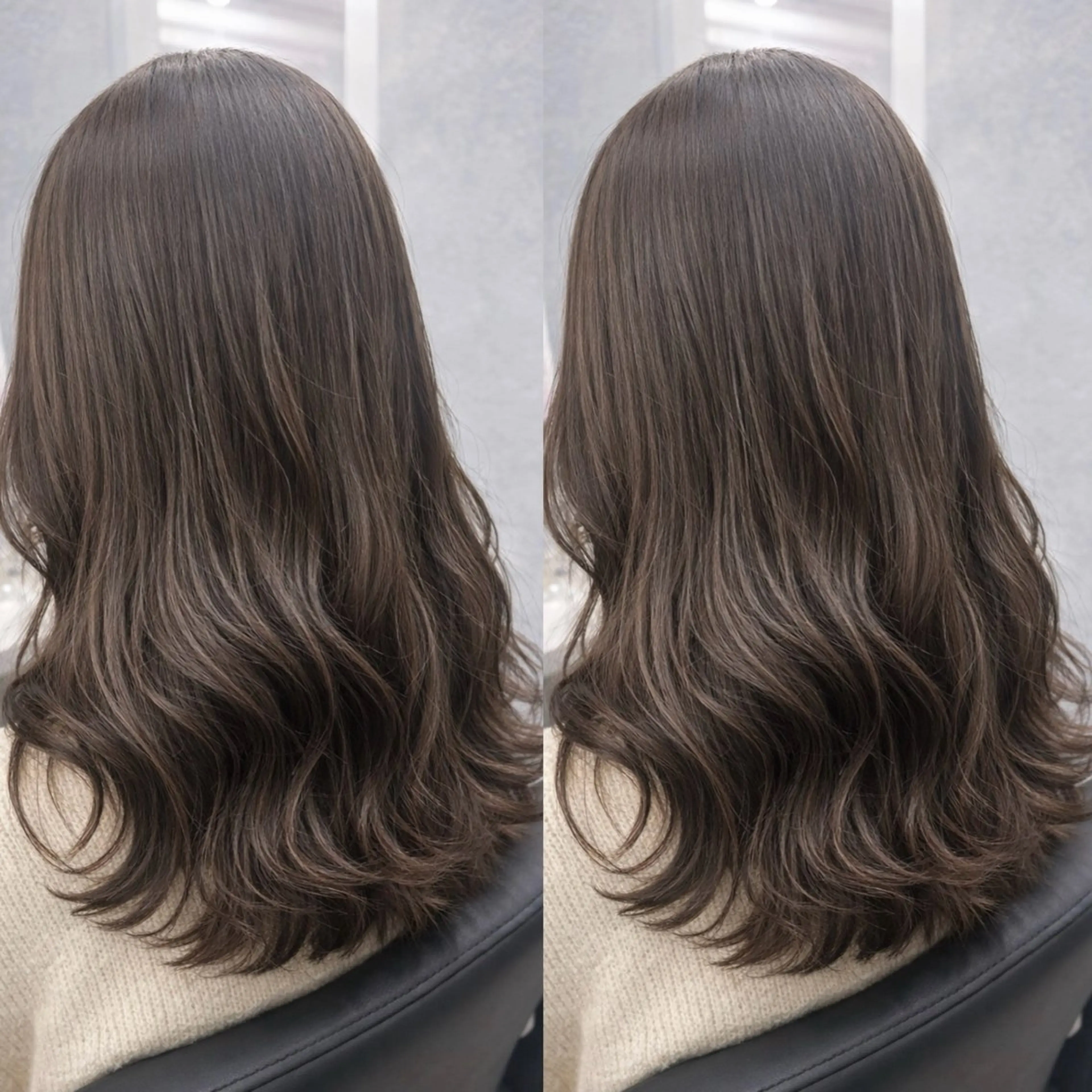 【🦋大人可愛く💙ྀི】寒色系カラー️☃️➕カット➕トリートメントの写真