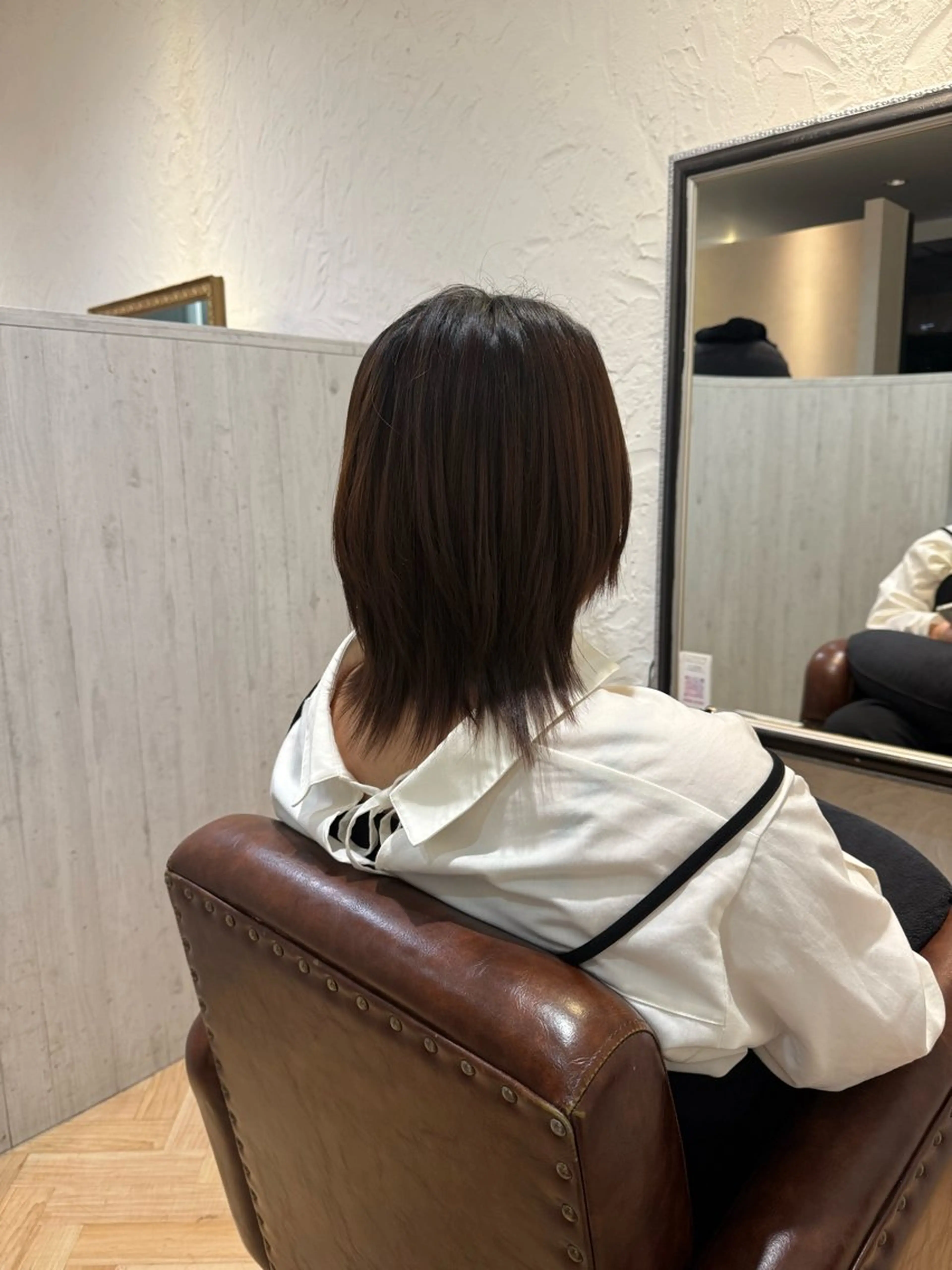 ミディアム ミディアムレイヤー レイヤーカット ウルフカット hair salon  CAMON.所属・仙台/camon/ airiのヘアスタイル