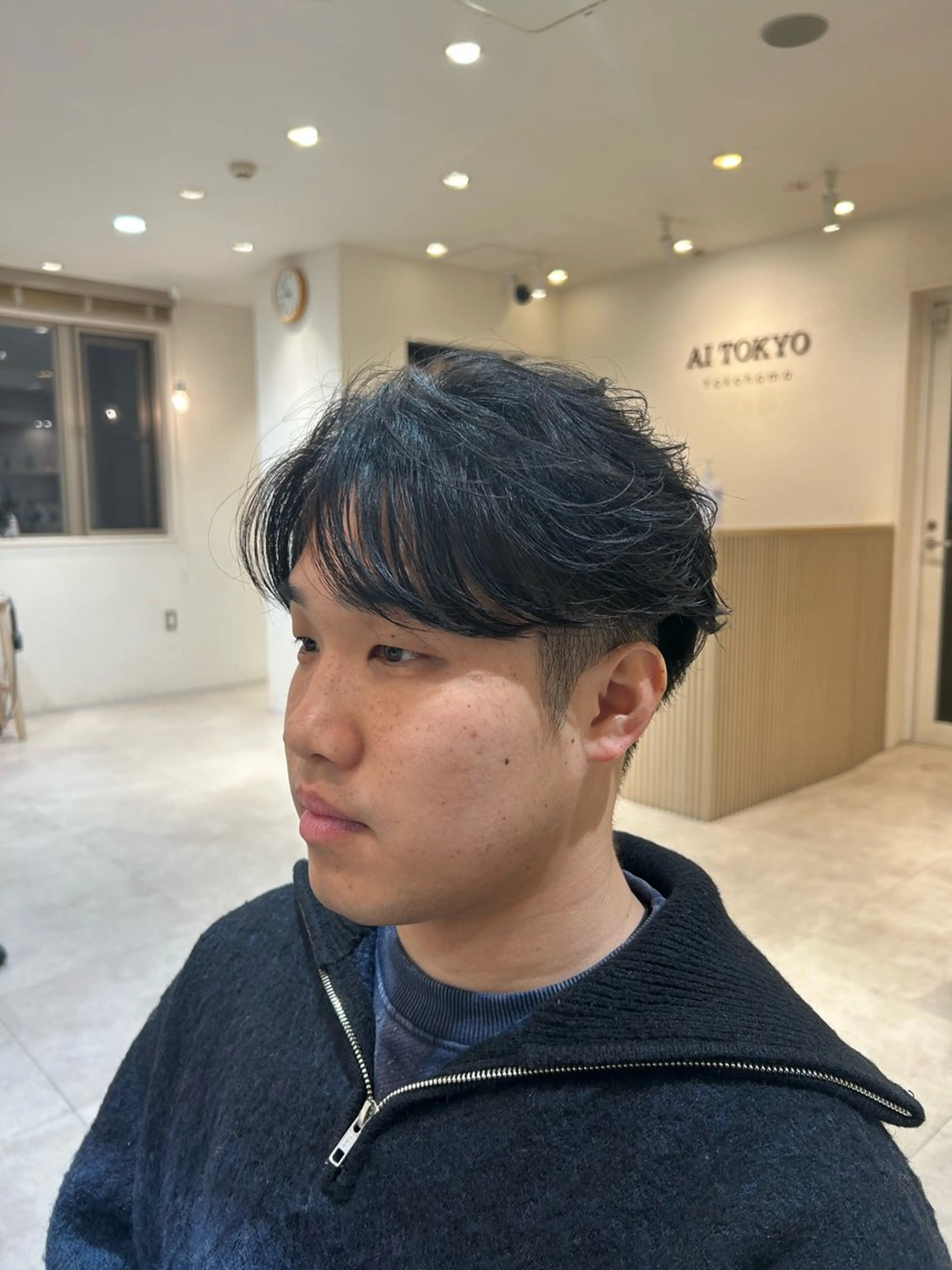 パーマ メンズ カット パーマ トリートメント ヘアセット いぶき/透明感カラー 🎨メンズパーマ🔥のヘアスタイル