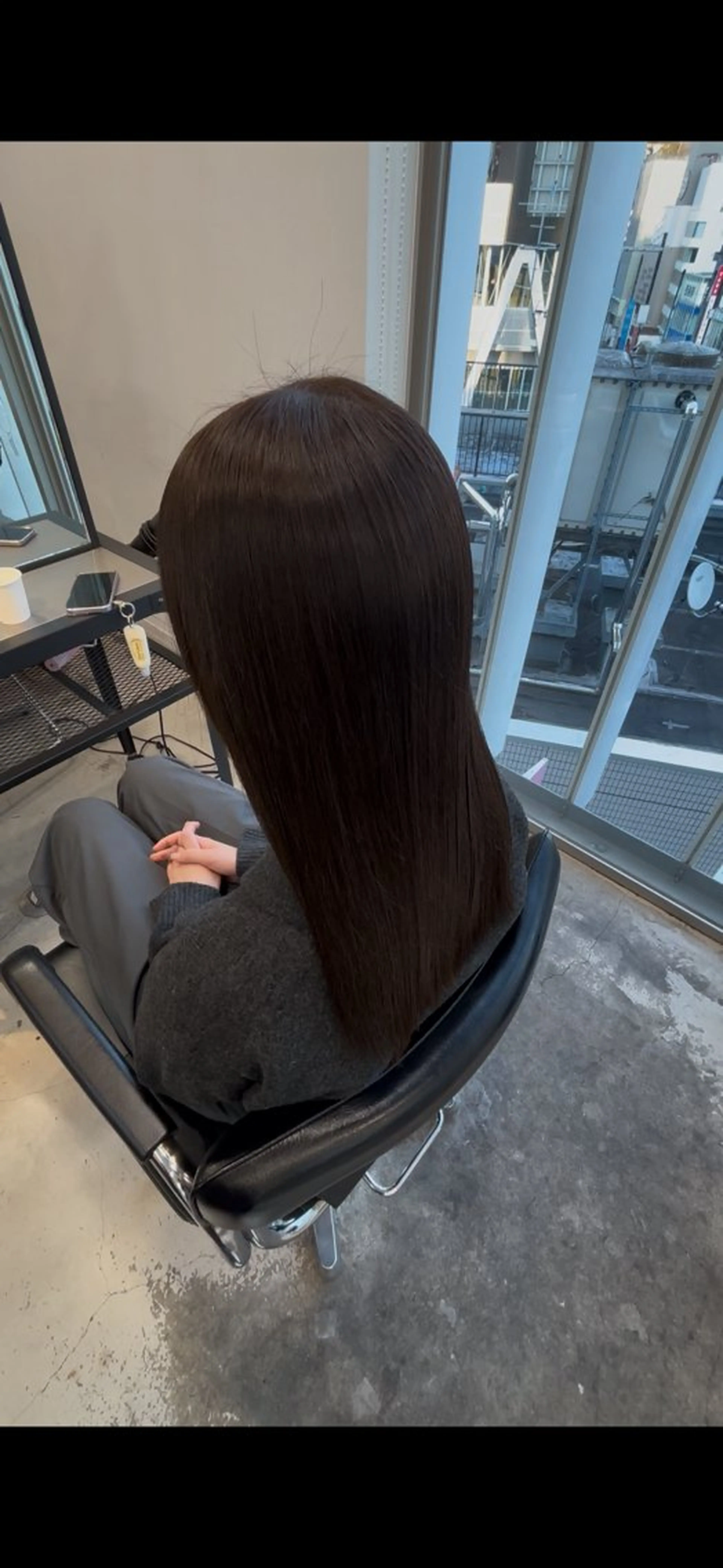 ロング カラー ヘアカラー トリートメント ダメージレス艶カラー MISAKI🦋のヘアスタイル