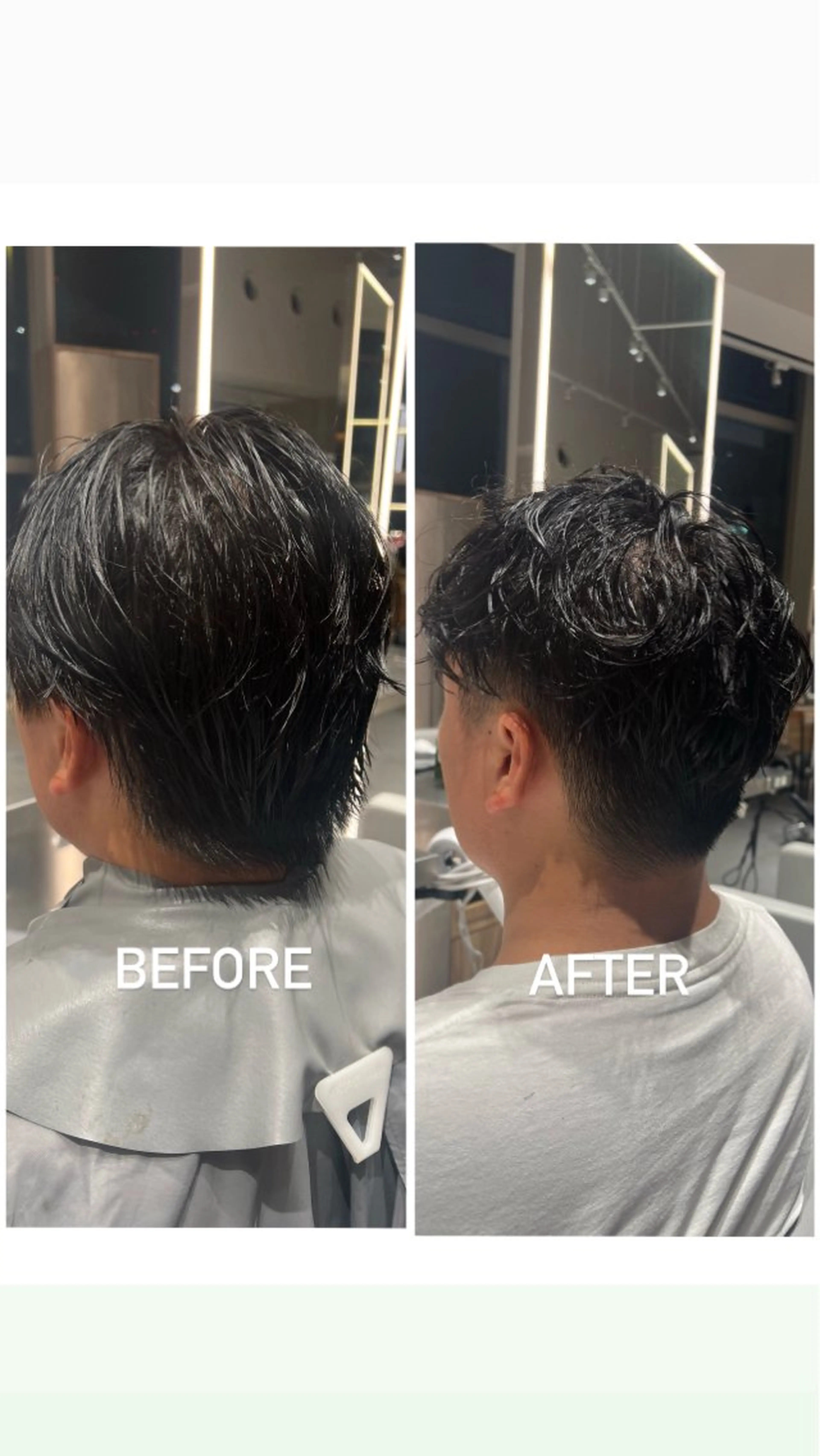 パーマ メンズ メンズパーマ kako　ショート ボブのヘアスタイル