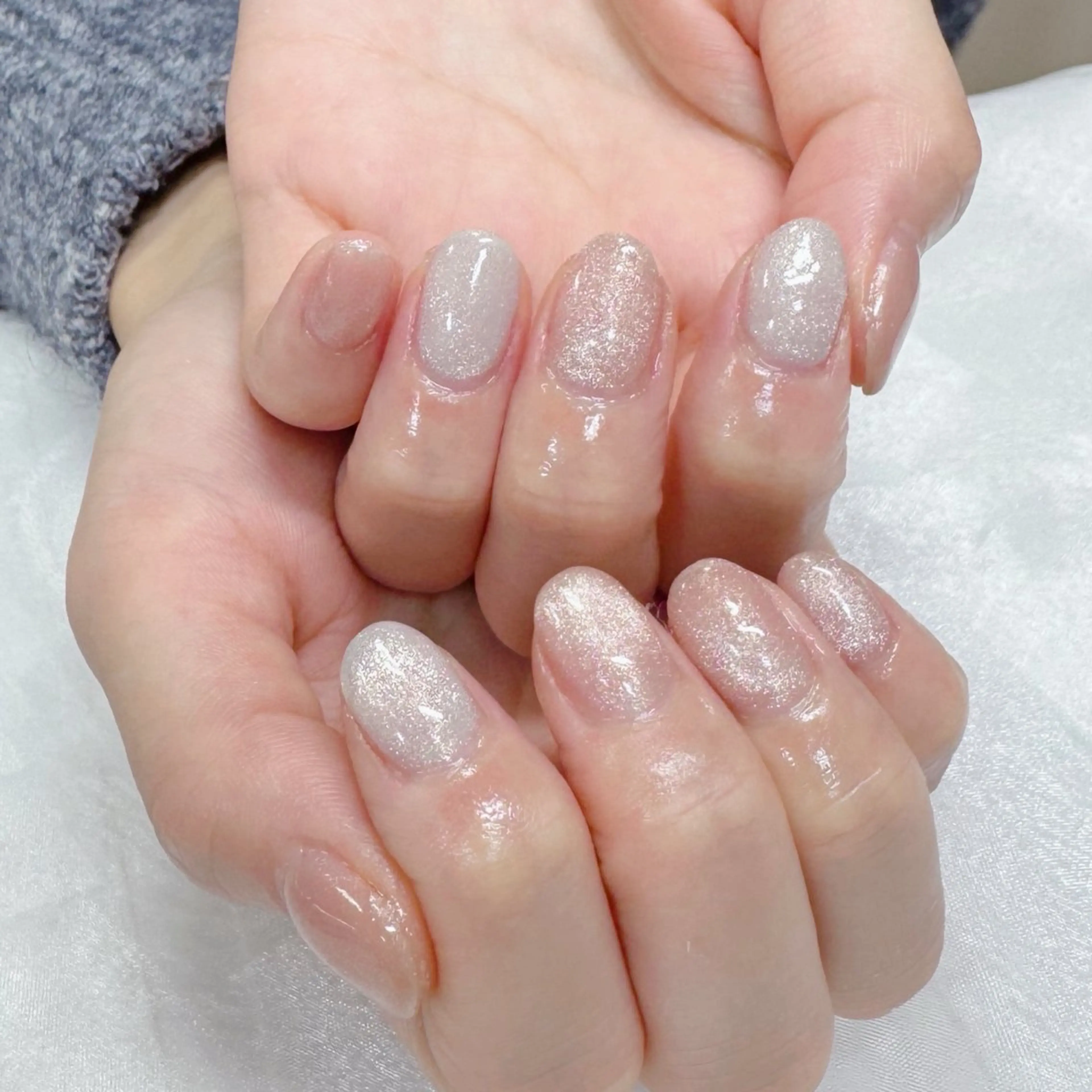 ネイル キラキラネイル マグネットネイル オフィスネイル maruyasu. yのネイルデザイン