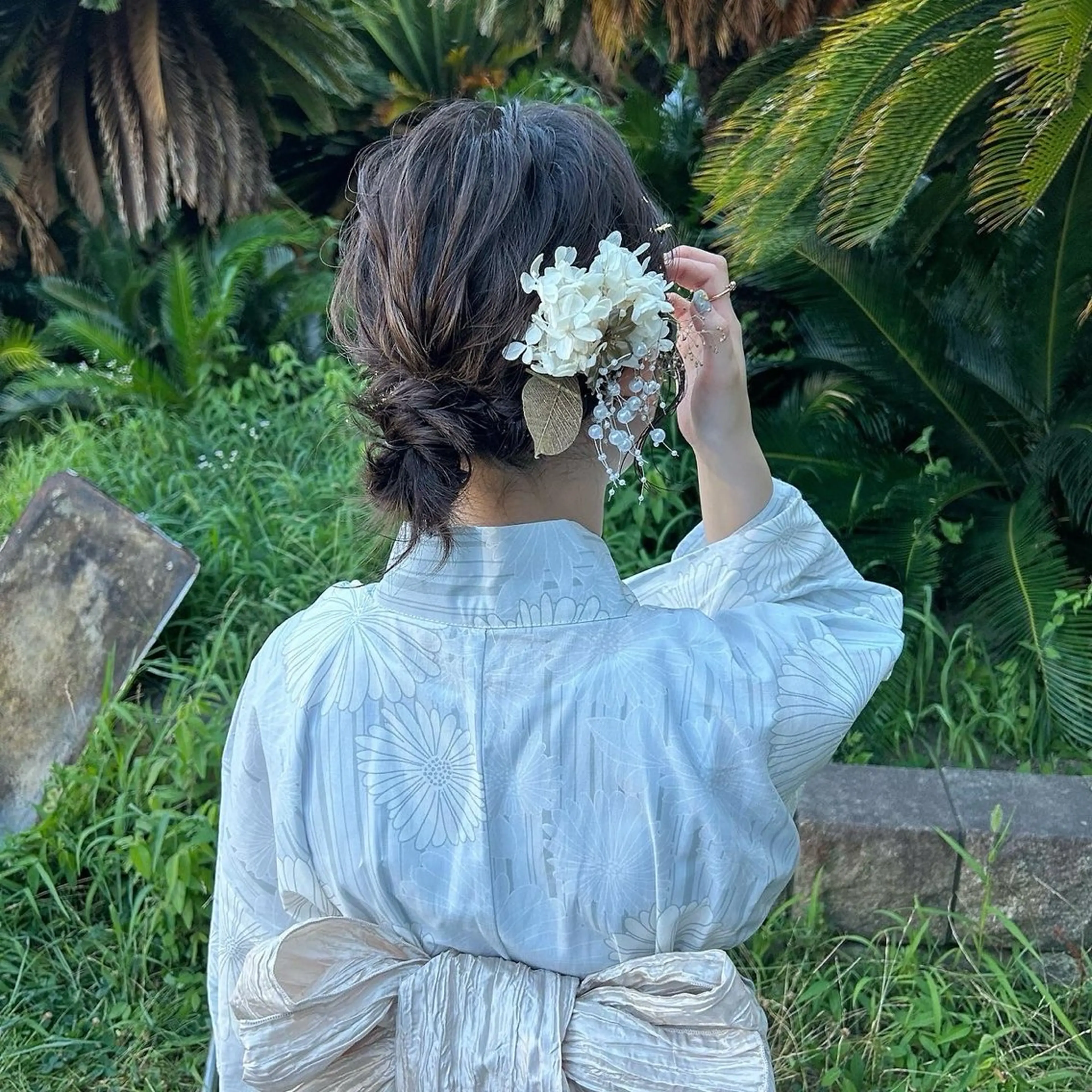 ヘアアレンジ お団子ヘア 浴衣 Via所属・ダブルカラーVia/ airi♡のヘアスタイル